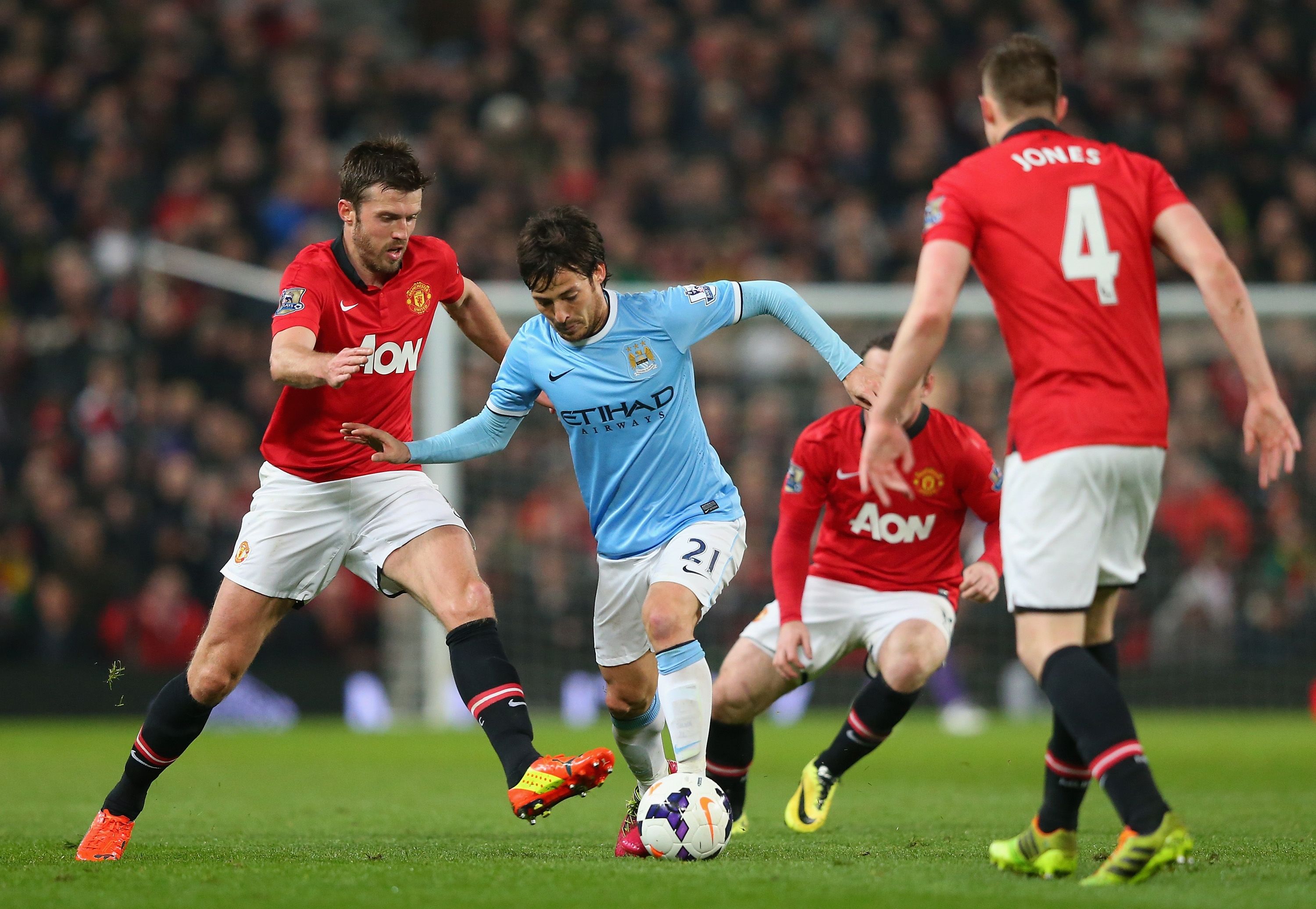 Michael Carrick & David Silva