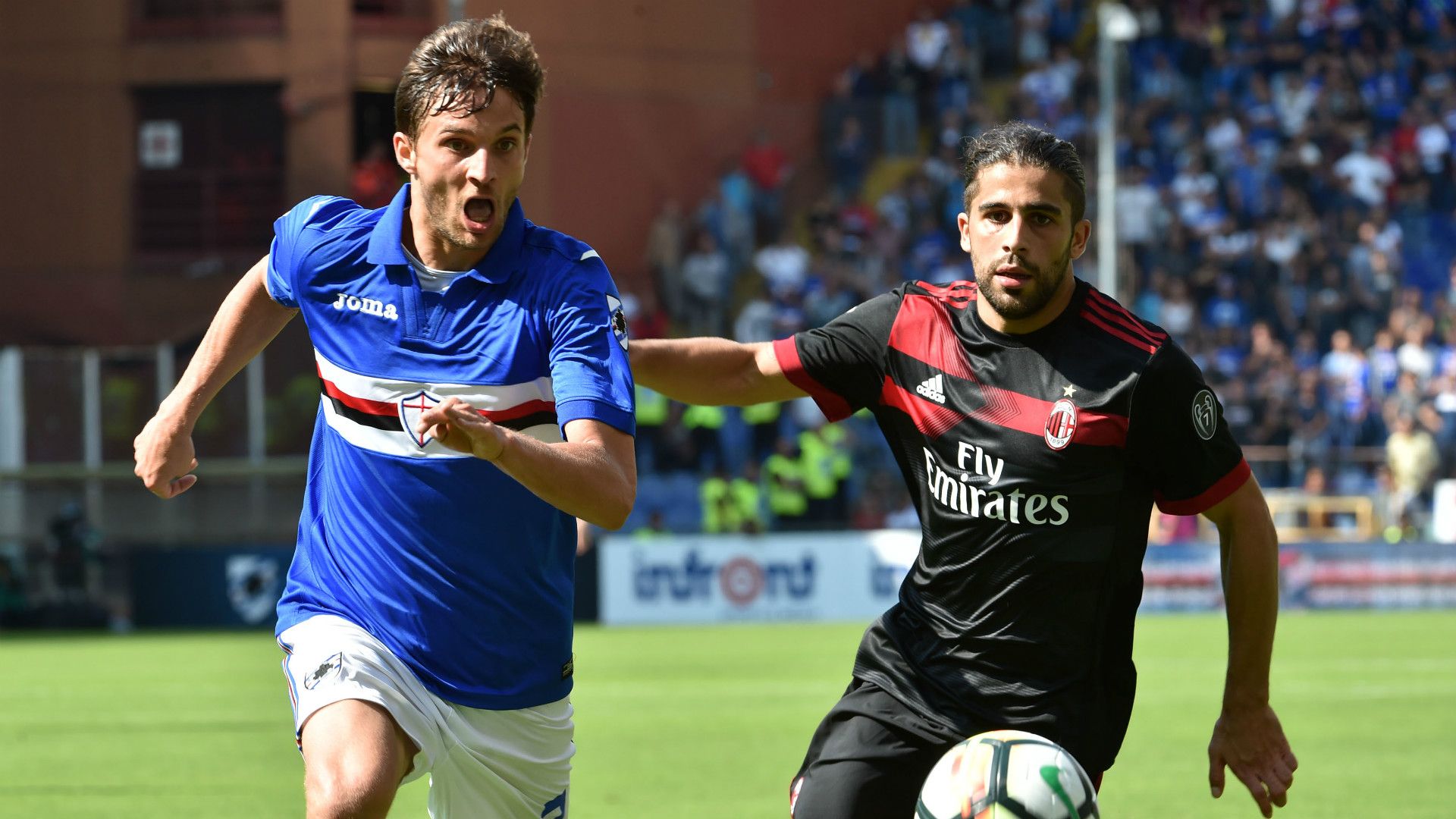 Bartosz Bereszynski, Ricardo Rodriguez, Sampdoria, Milan, Serie A, 24092017
