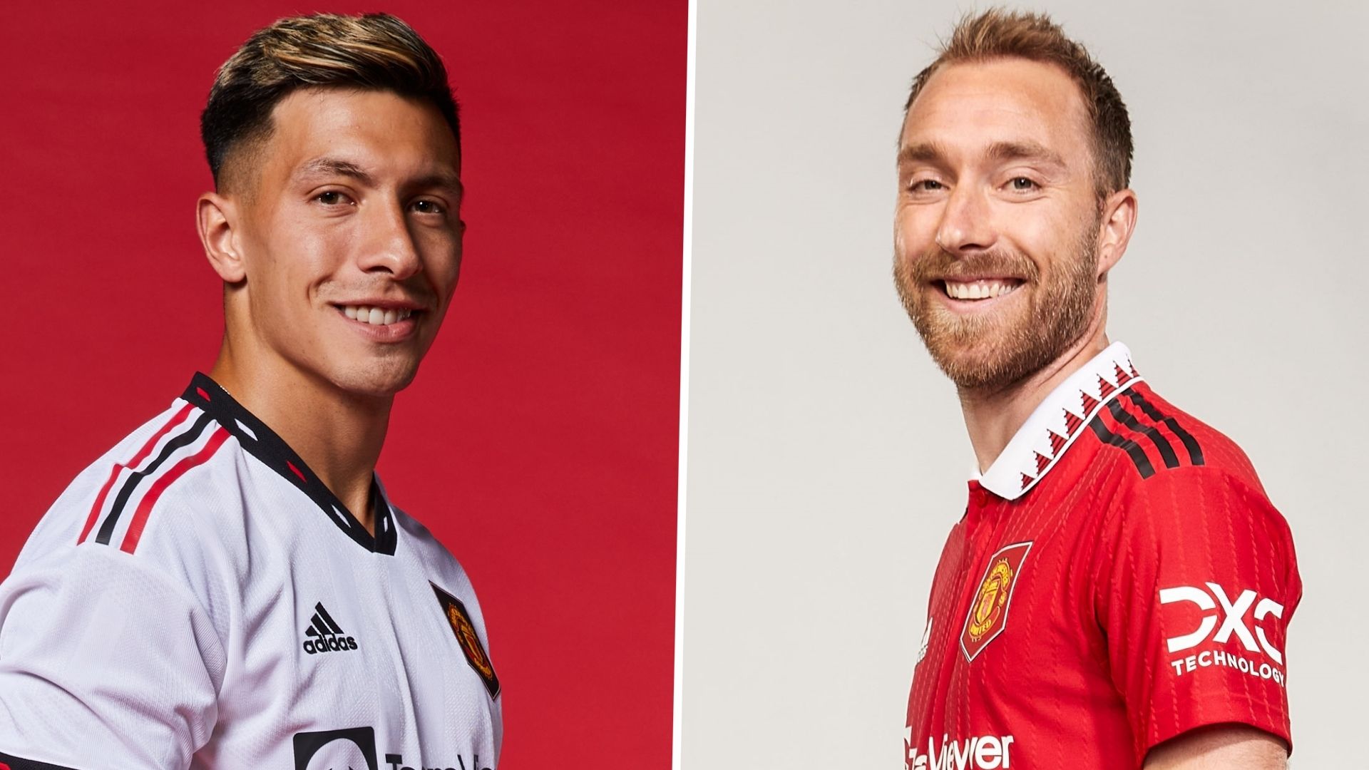 Lisandro Martinez Christian Eriksen Man Utd GFX