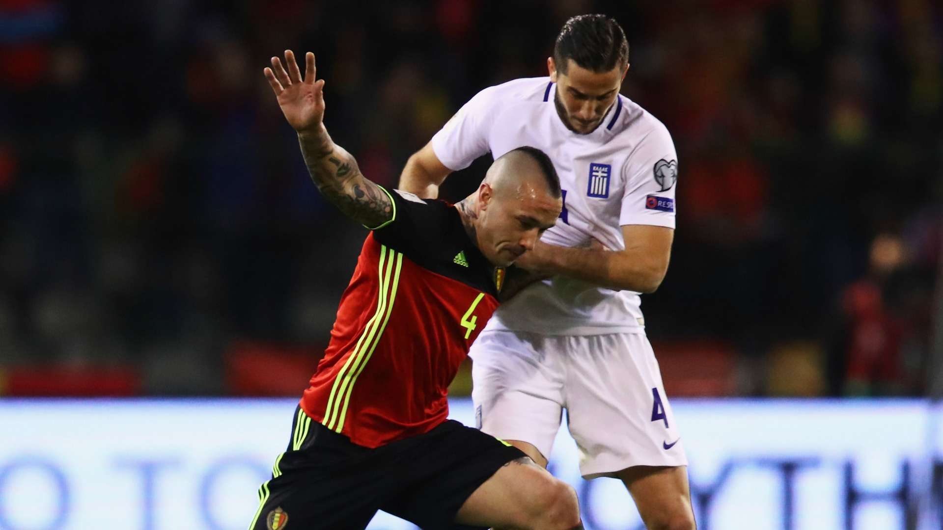 Radja Nainggolan Kostas Manolas Belgium Greece