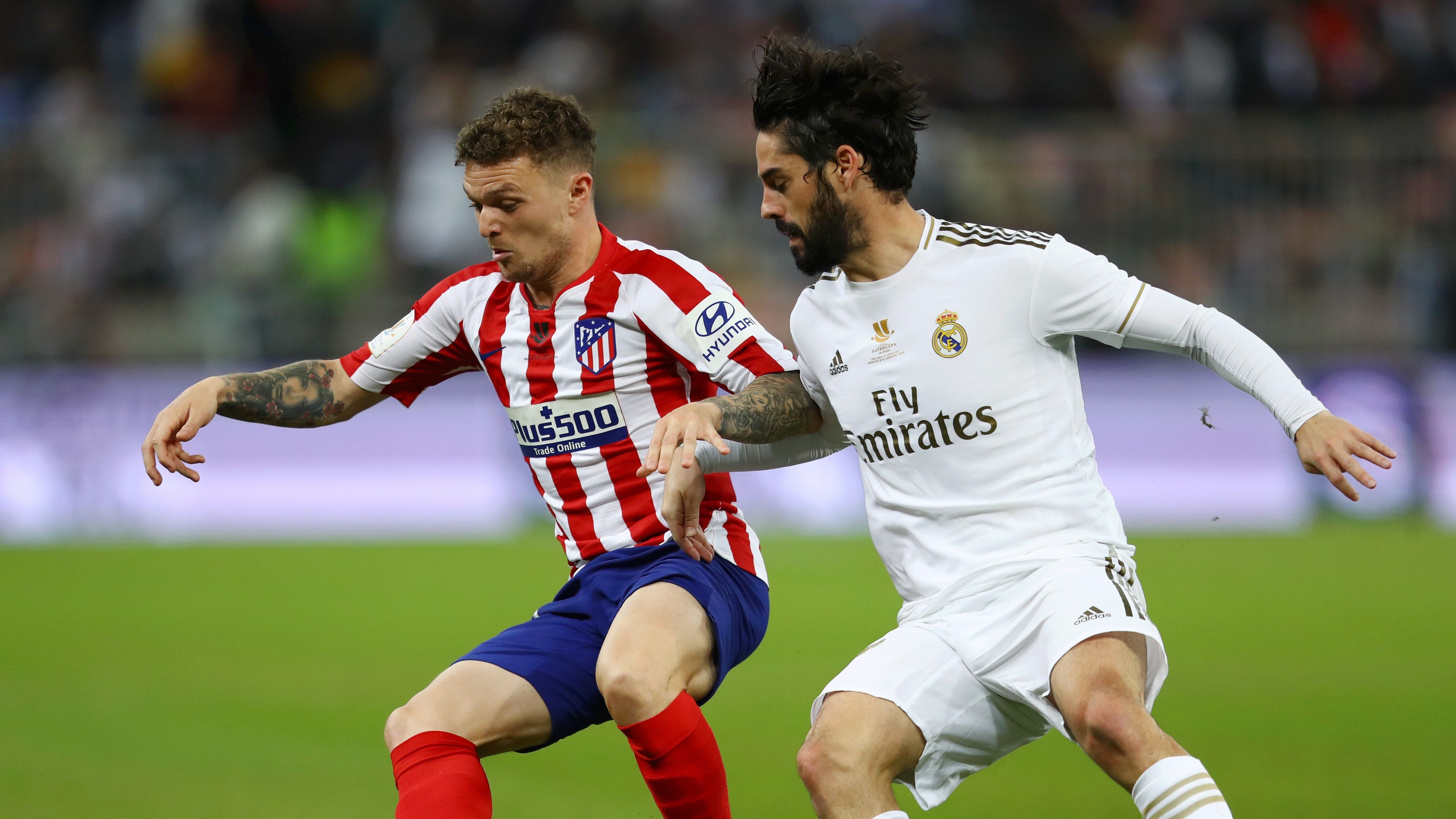 Kieran Trippier Isco Alarcon Atletico Real Madrid Supercopa 12022020