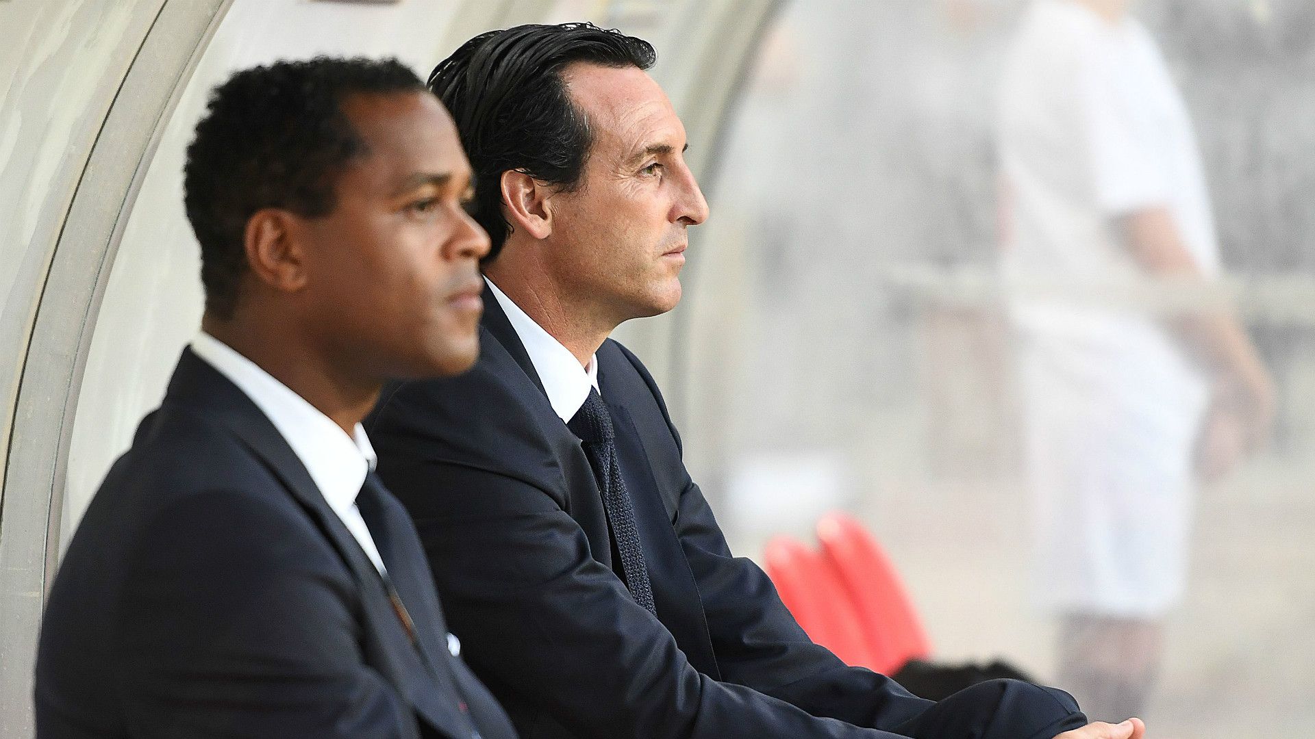 Patrick Kluivert Unai Emery PSG