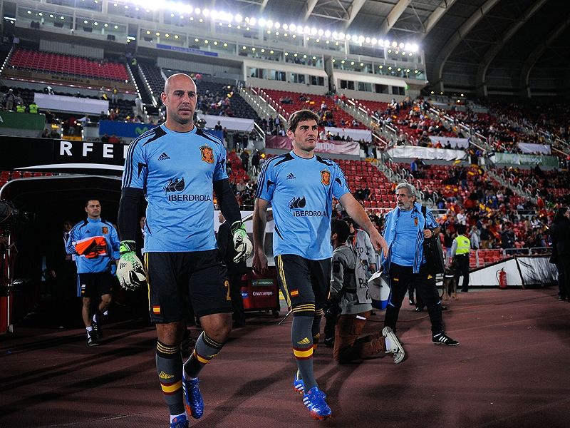 Pepe Reina Iker Casillas Spain