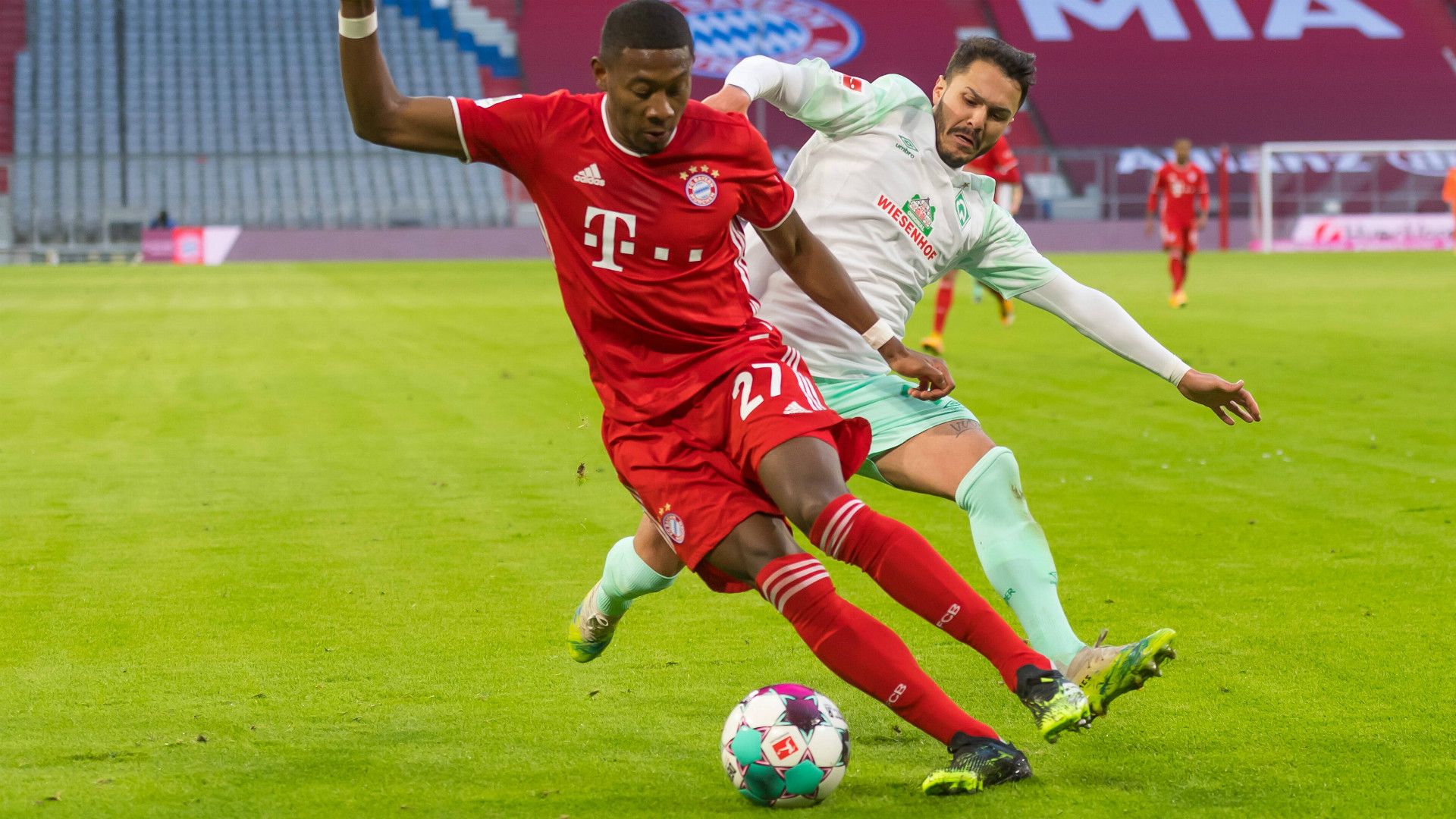 GERMANY ONLY: DAVID ALABA BAYERN MÜNCHEN BUNDESLIGA 21112020
