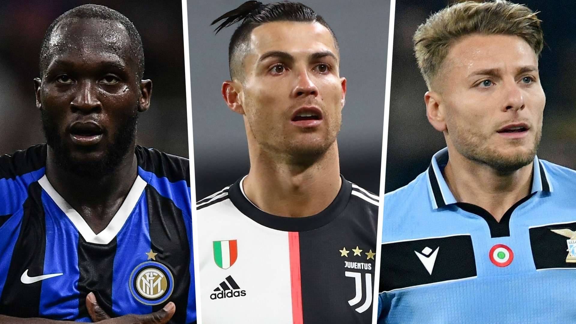 Romelu Lukaku Cristiano Ronaldo Ciro Immobile 2019-20