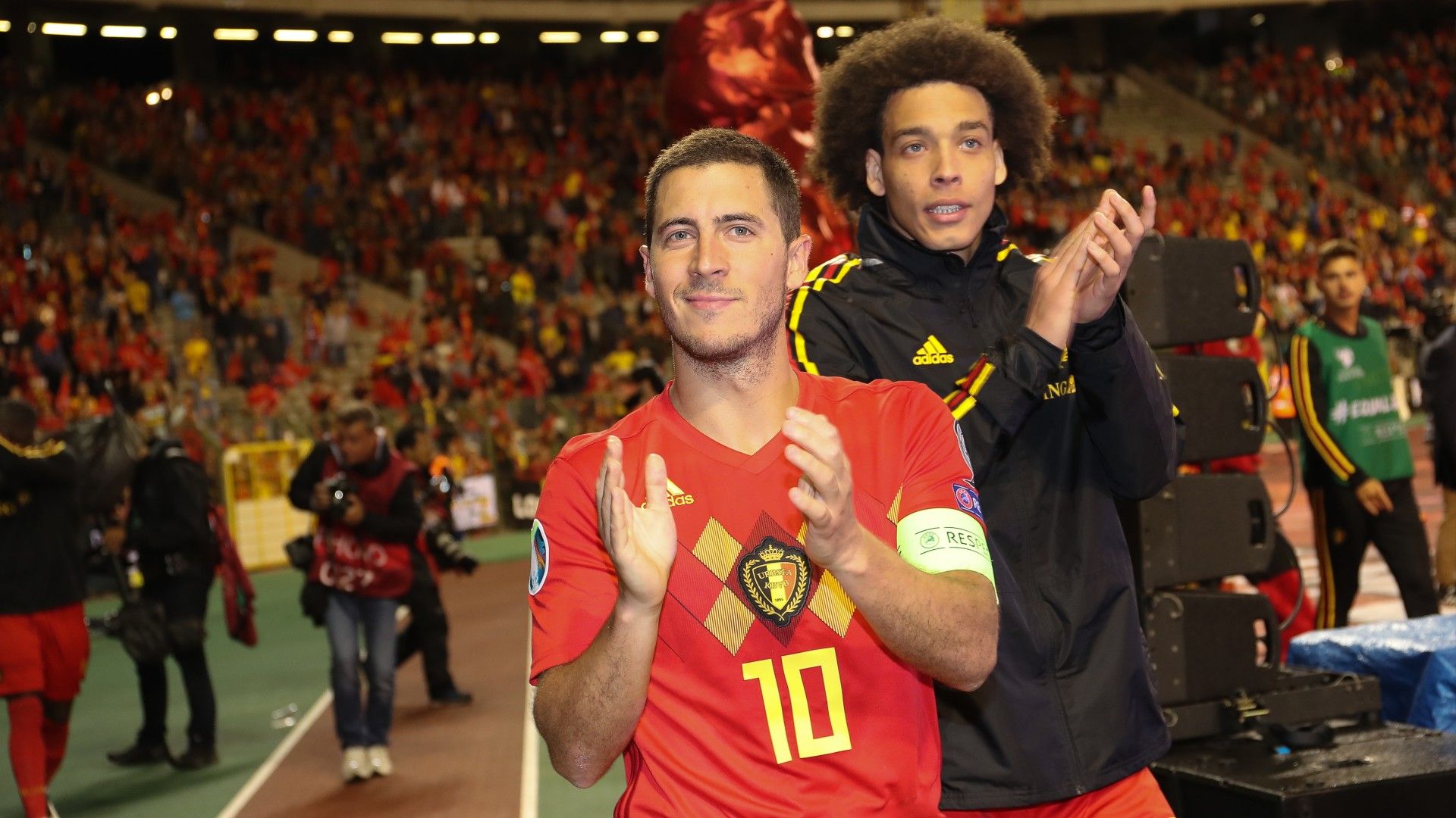 Eden Hazard Axel Witsel Belgium 2019