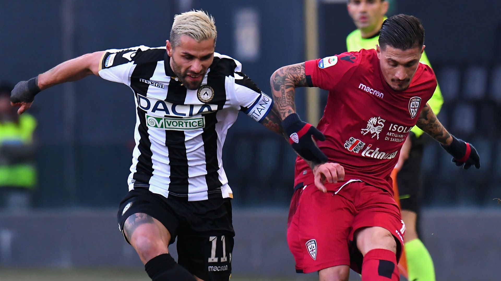 Pisacane Behrami Udinese Cagliari Serie A