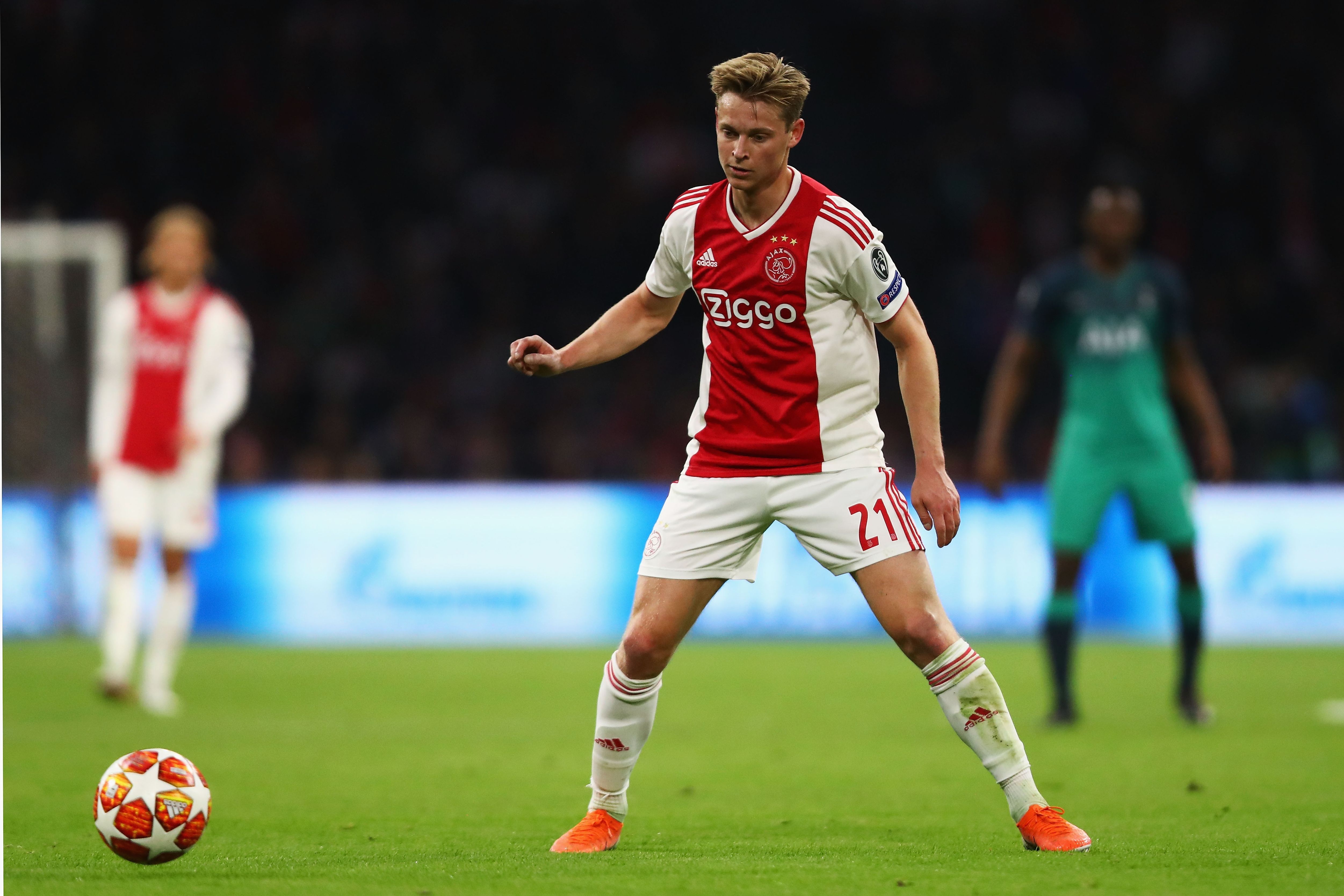 Frenkie de Jong Ajax Tottenham UEFA Champions League 05/08/19