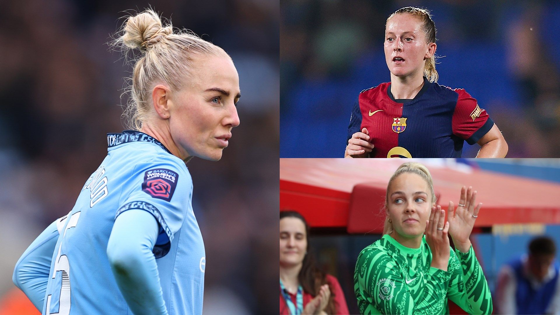 Alex Greenwood Keira Walsh Ellie Roebuck composite