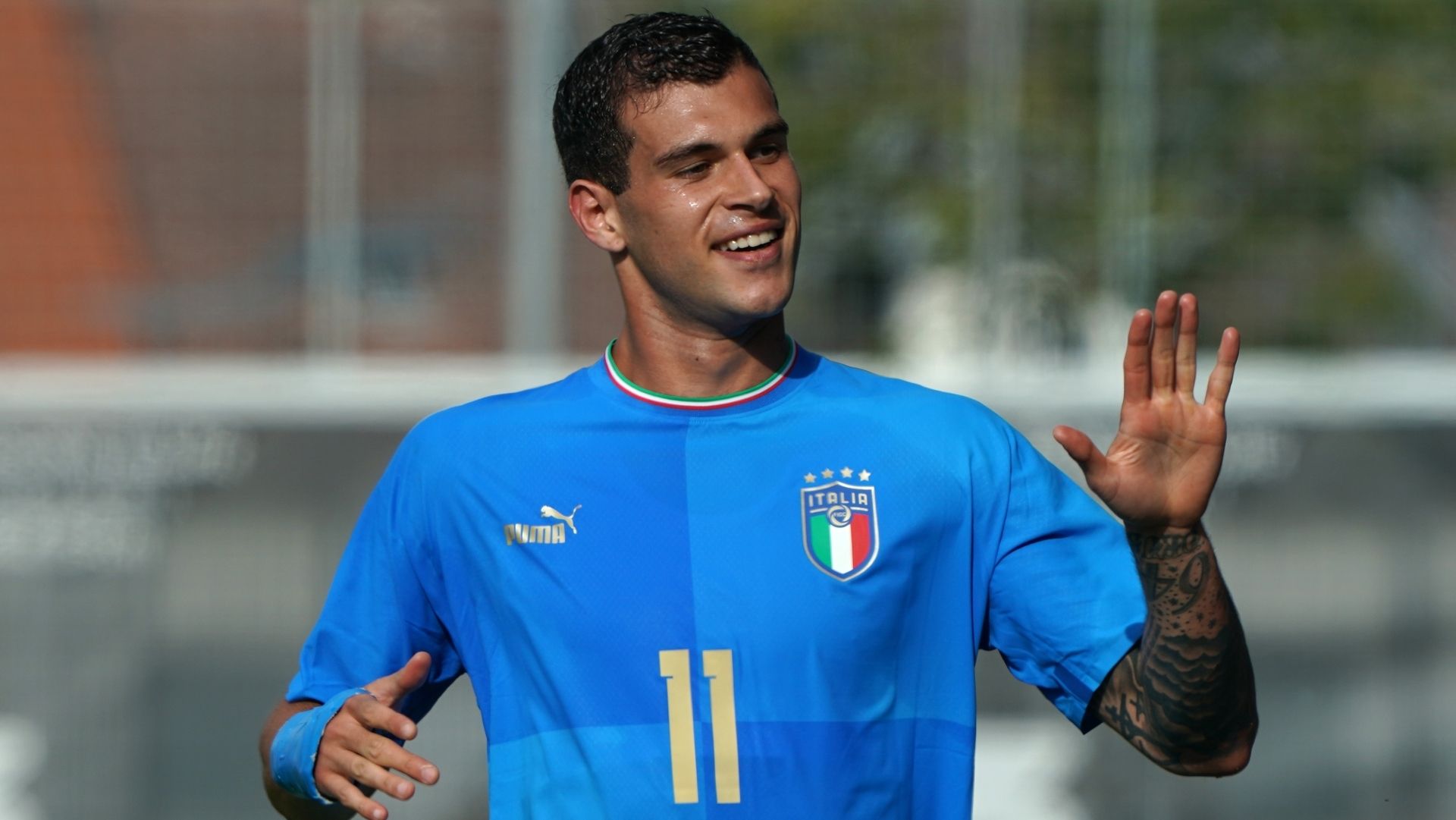 Pietro Pellegri Italy Under 21 2022
