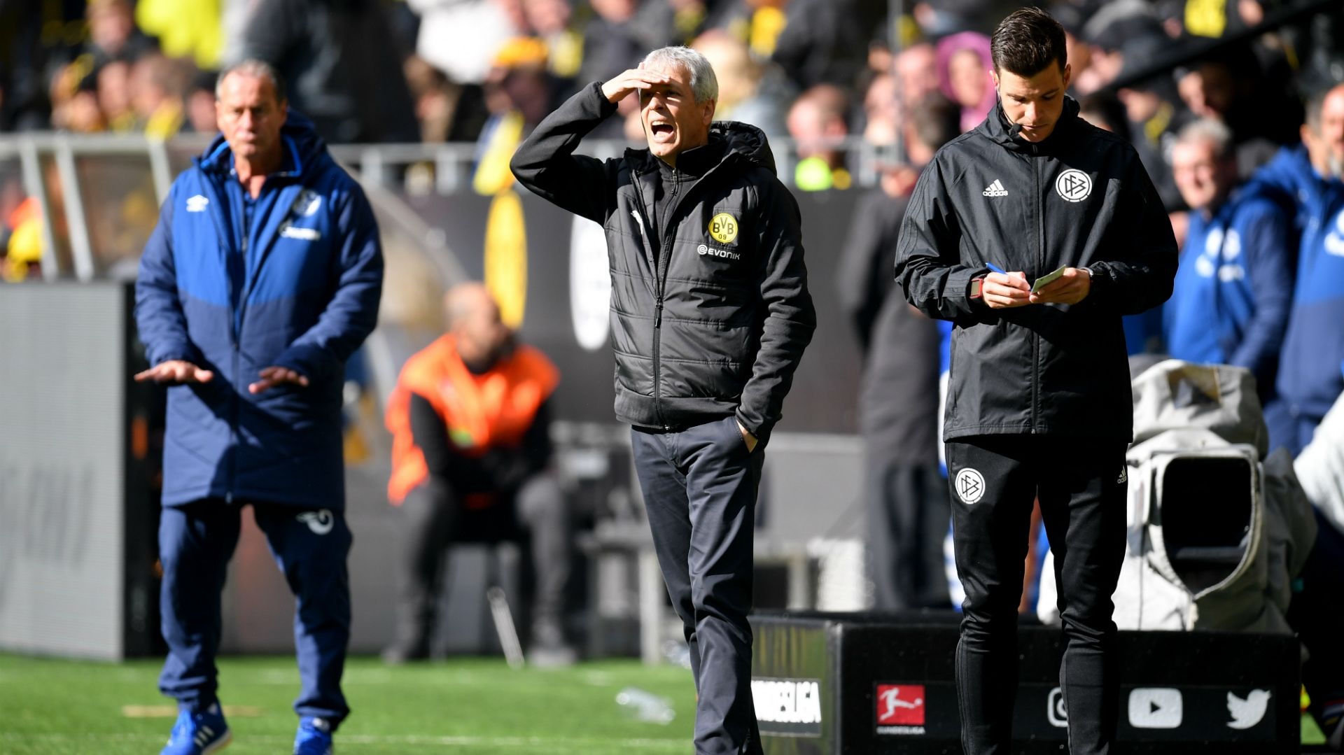 Lucien Favre Huub Stevens BVB S04 20189