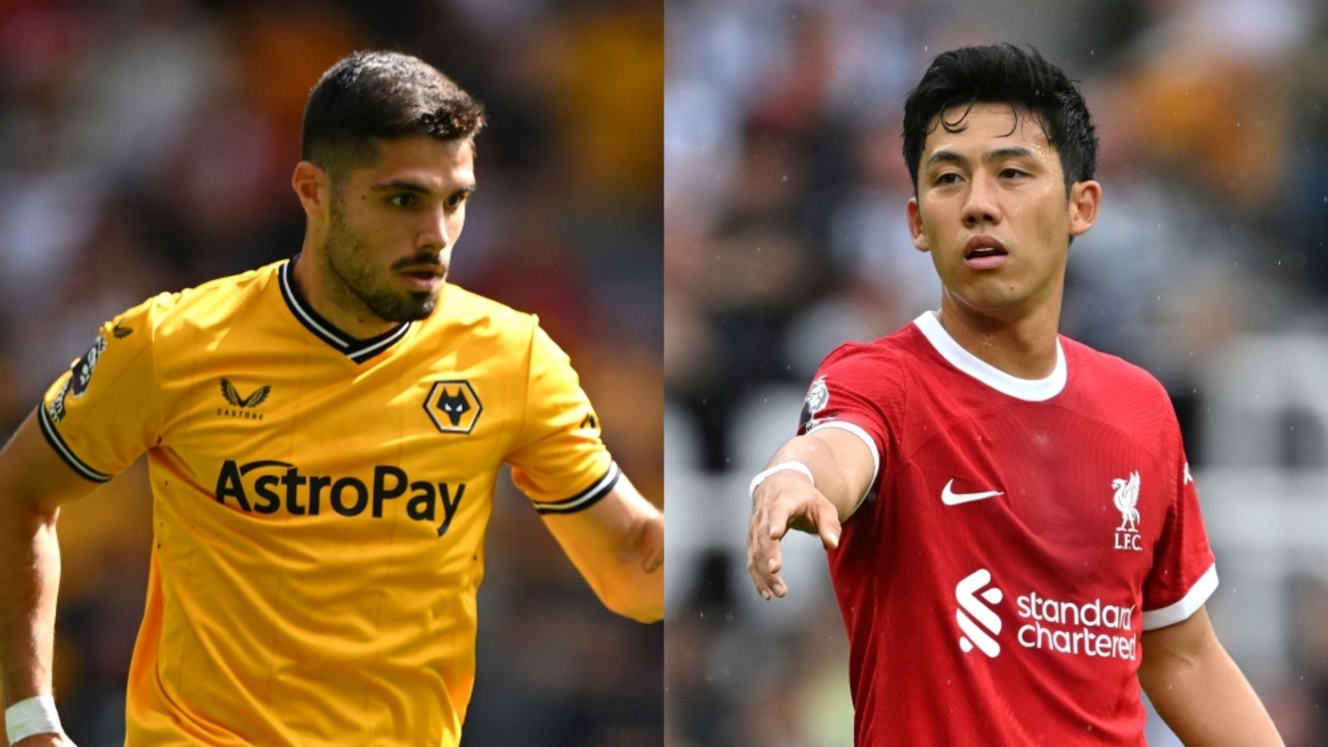 Pedro Neto Wolverhampton Wataru Endo Liverpool