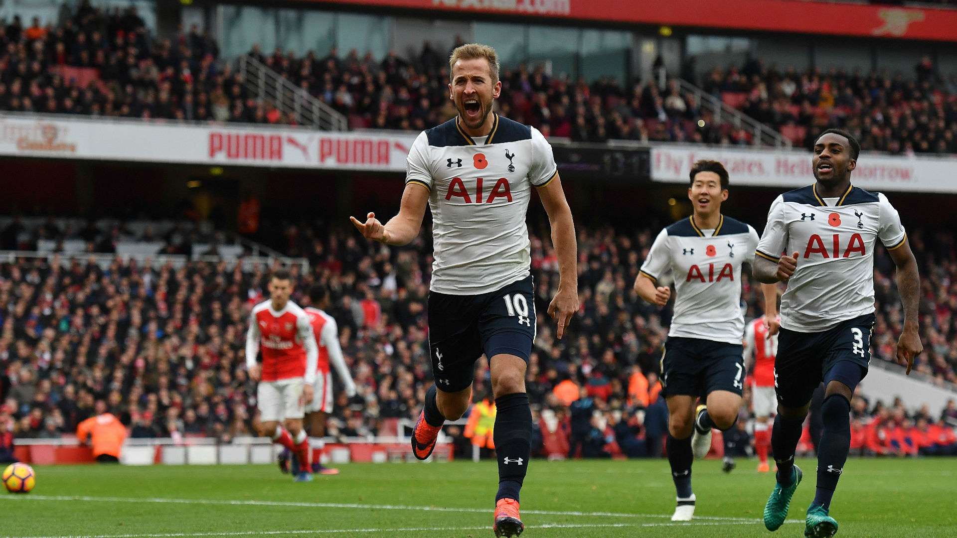 Harry Kane Premier League Arsenal v Tottenham 061116