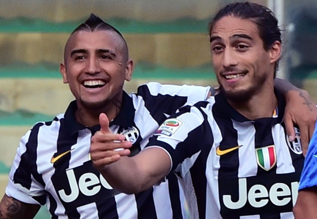 Vidal Caceres Chievo Juventus Serie A