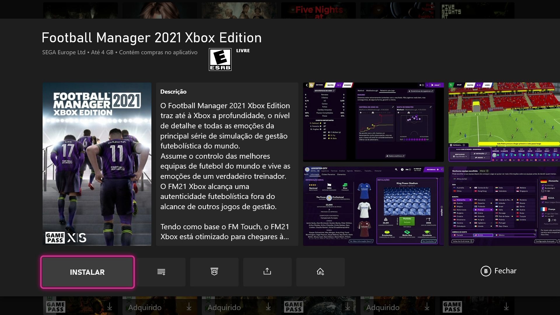 Football Manager 21 no Xbox - 4