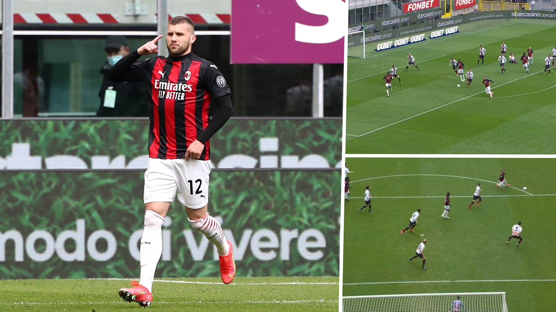 Ante Rebic AC Milan CFC Genoa 18042021