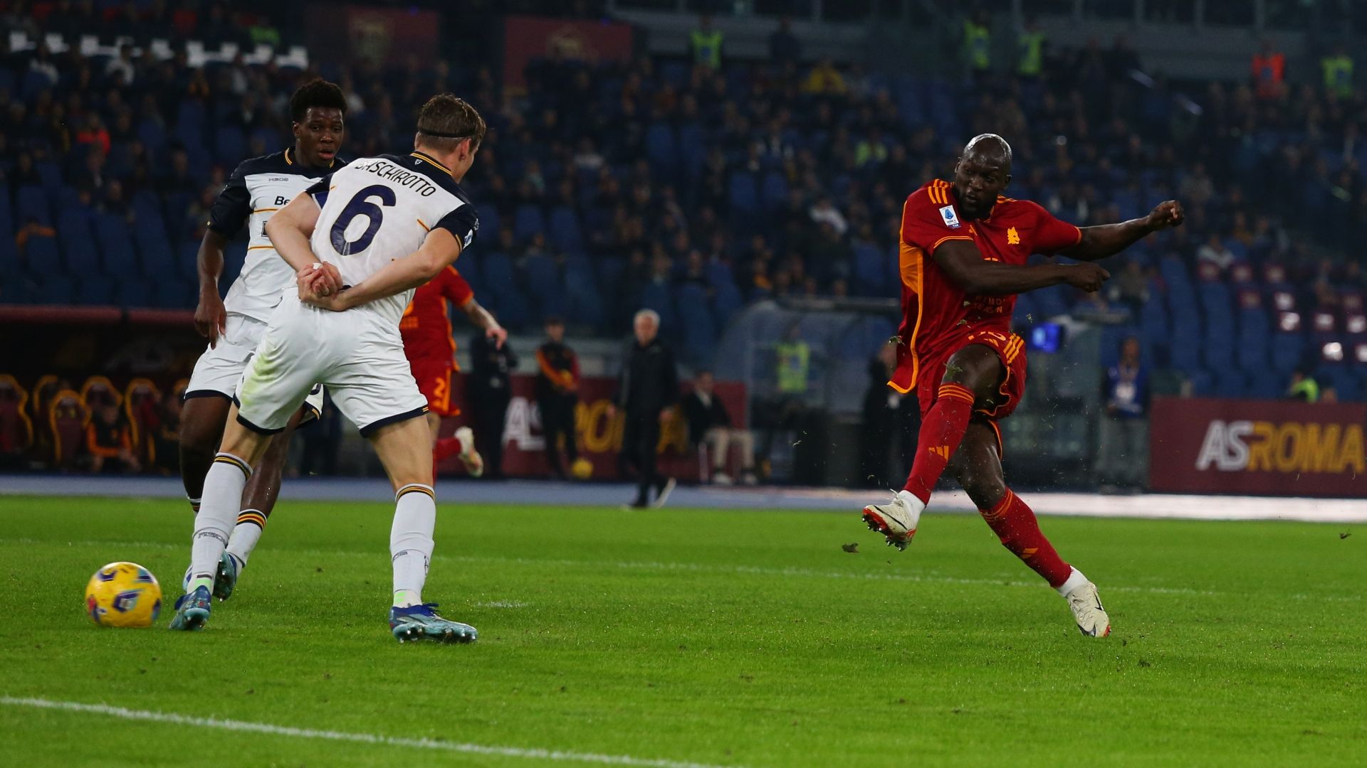 Lukaku Roma Lecce Serie A