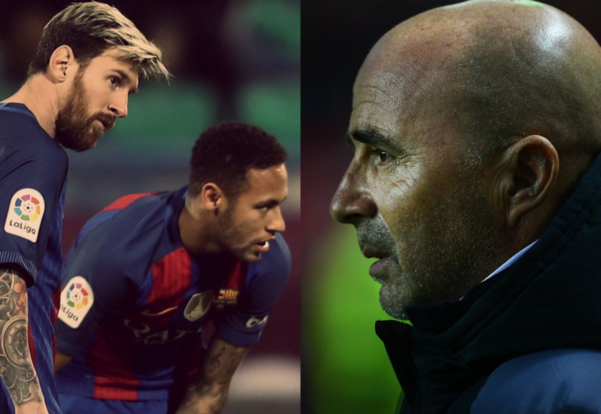Montage Barça Sampaoli
