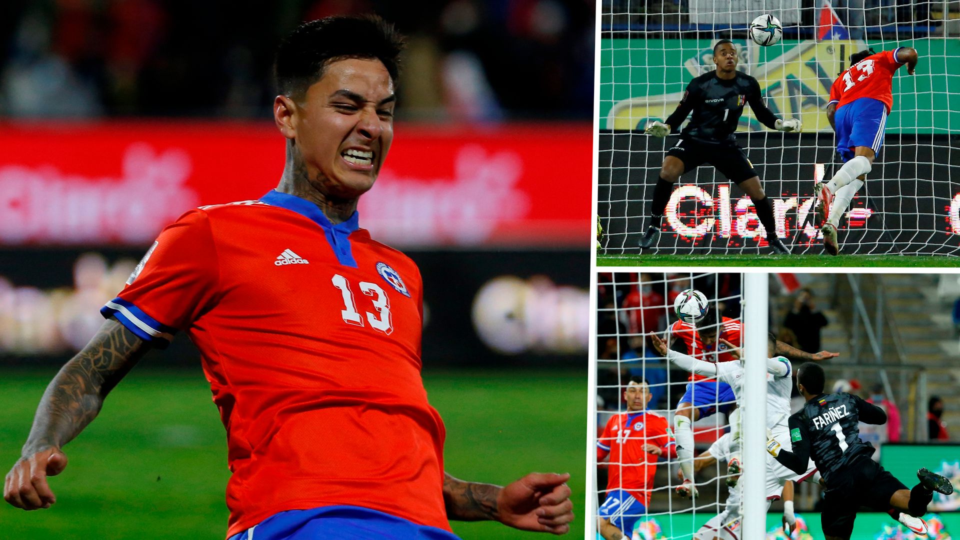 Erick Pulgar en Chile vs. Venezuela doblete