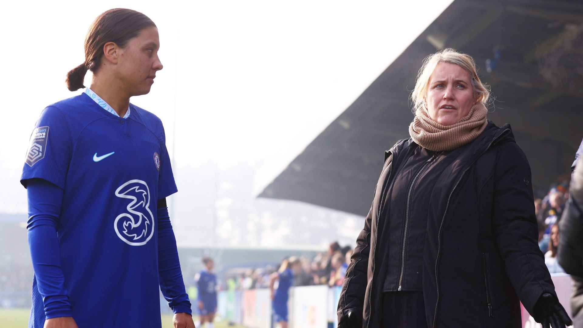 Sam Kerr Emma Hayes Chelsea Women 2023-24