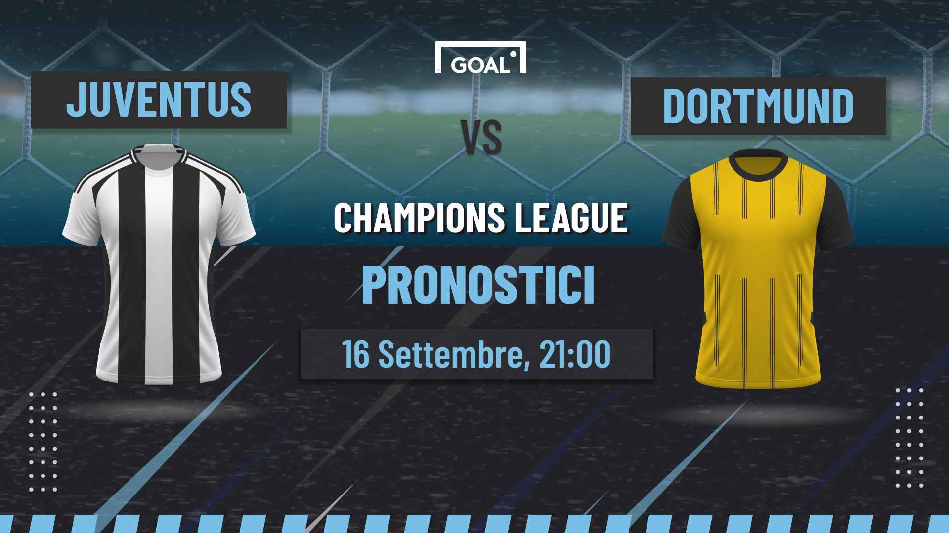 pronostici Juventus - Borussia Dortmund
