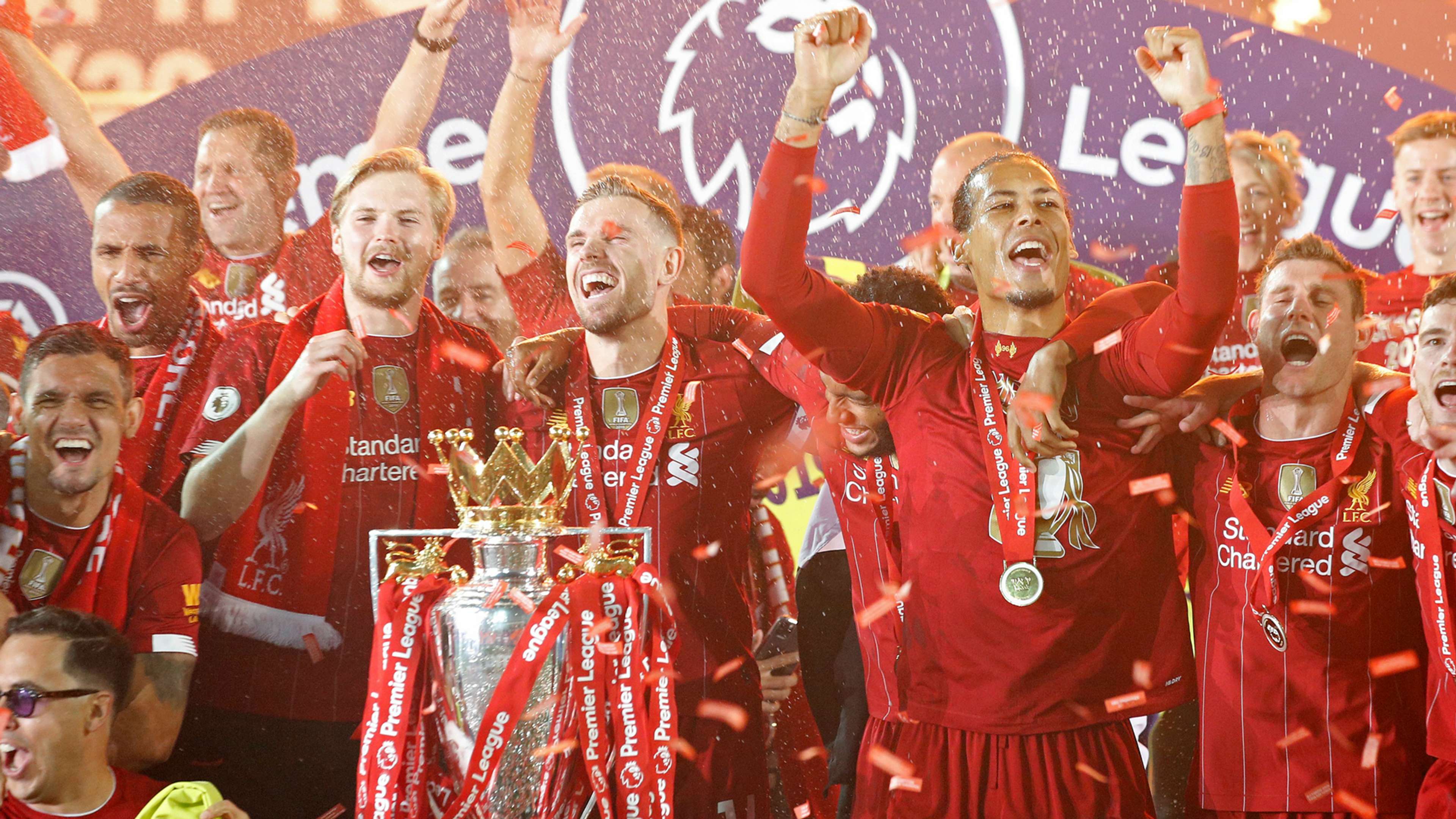 Liverpool Premier League trophy