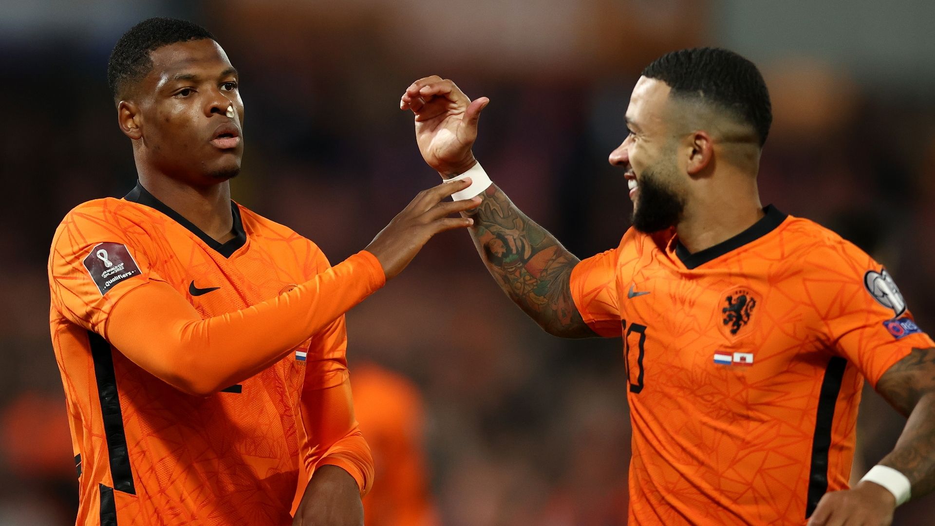 Denzel Dumfries, Memphis Depay, Netherlands