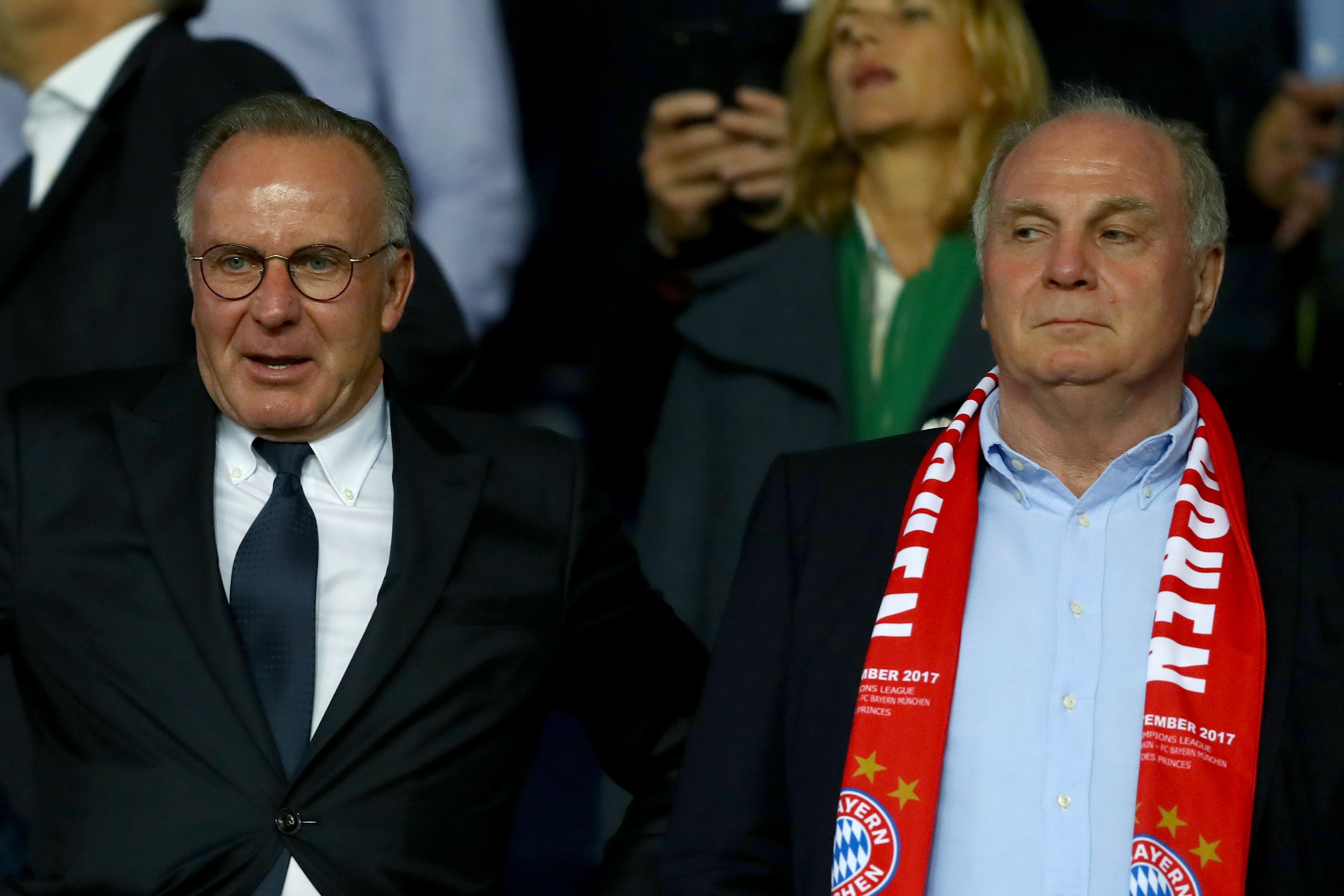 karl heinz rummenigge uli hoeneß bayern münchen 092717