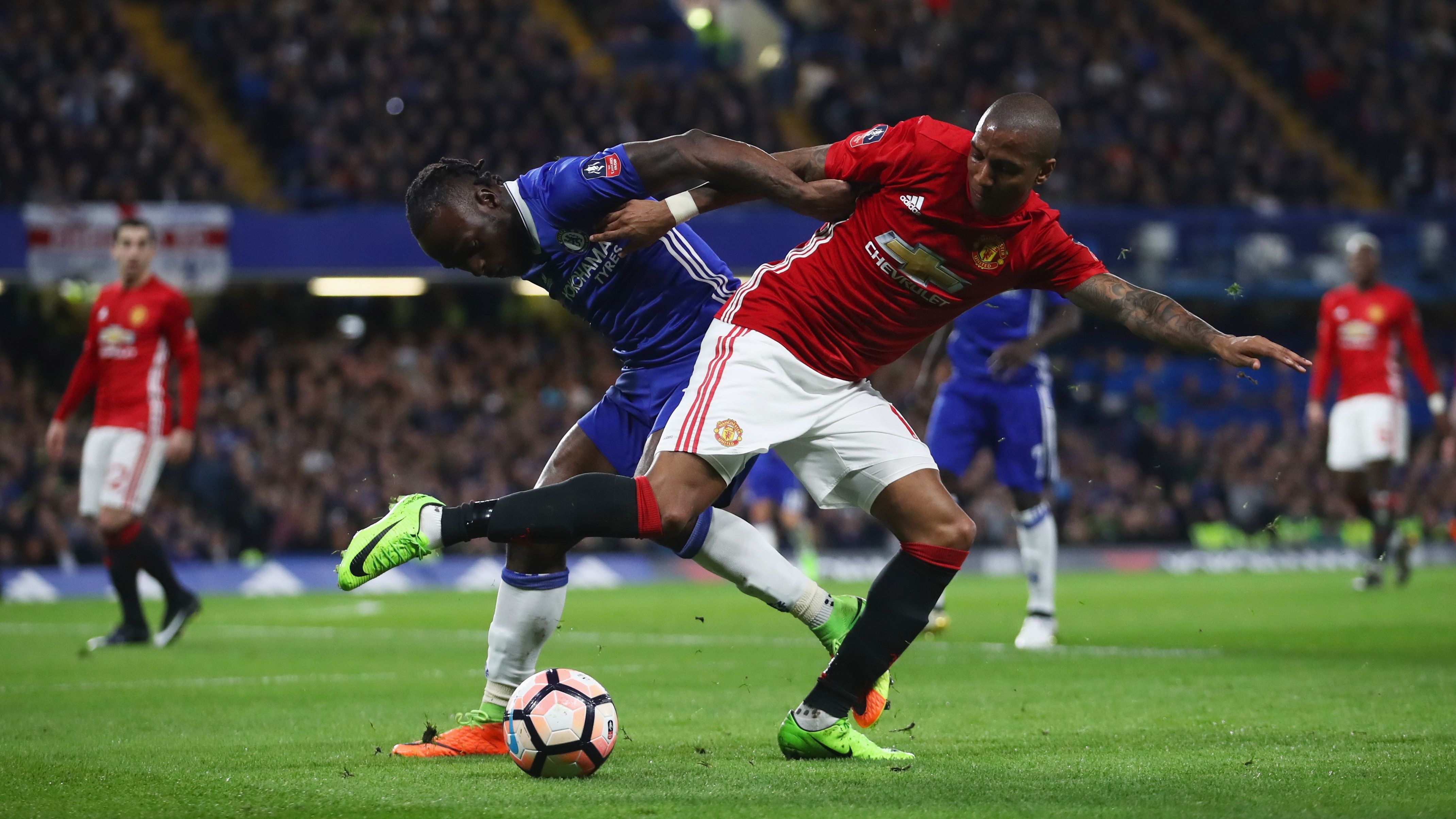 Victor Moses Chelsea Ashley Young Manchester United FA Cup