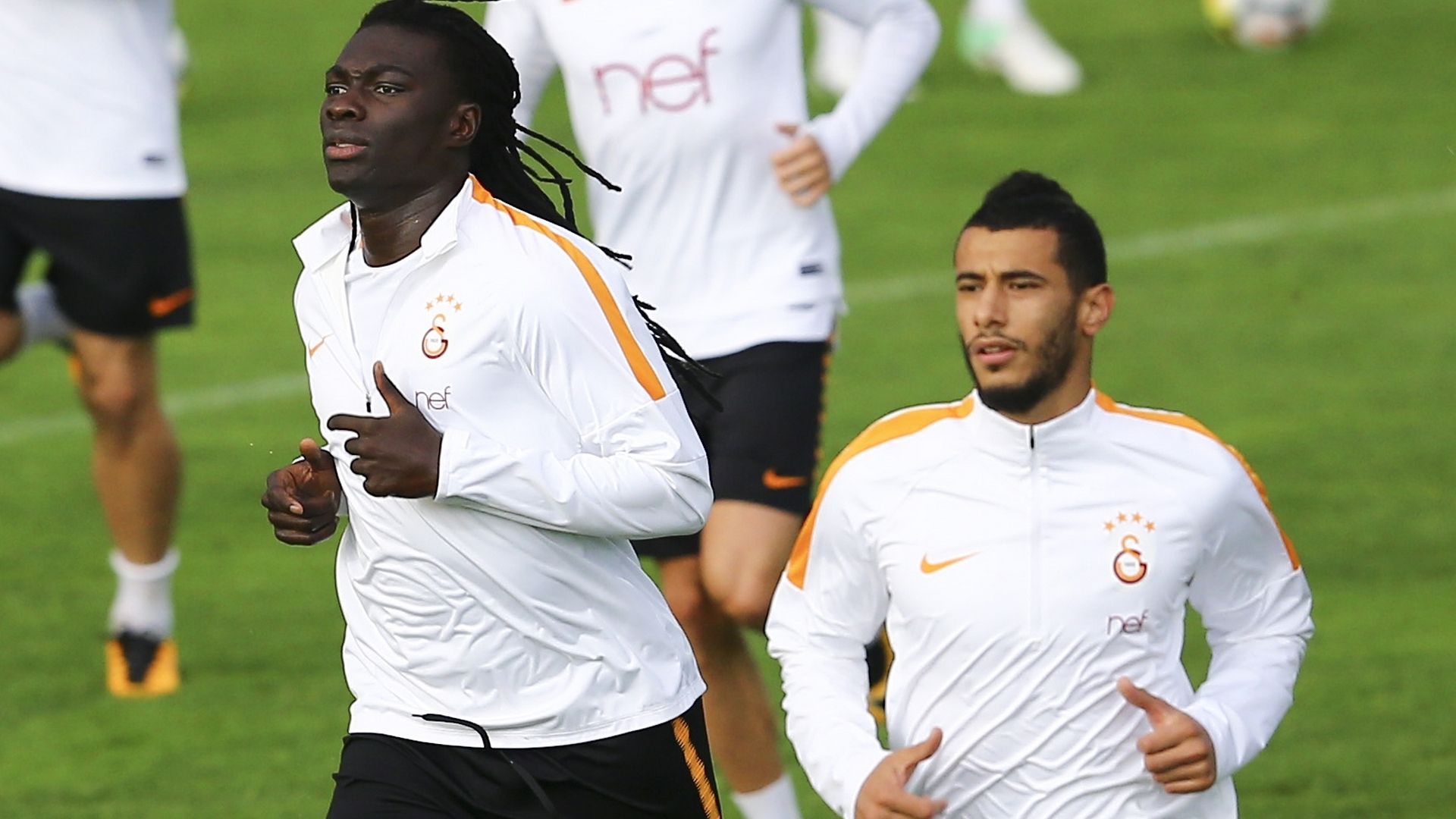 Bafetimbi Gomis Younes Belhanda Galatasaray