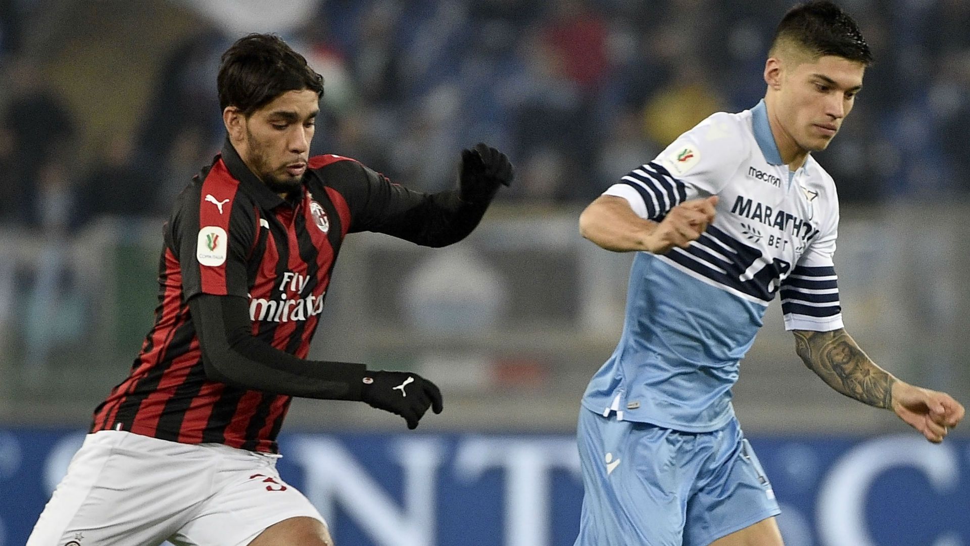 Paqueta Correa Lazio Milan Coppa Italia