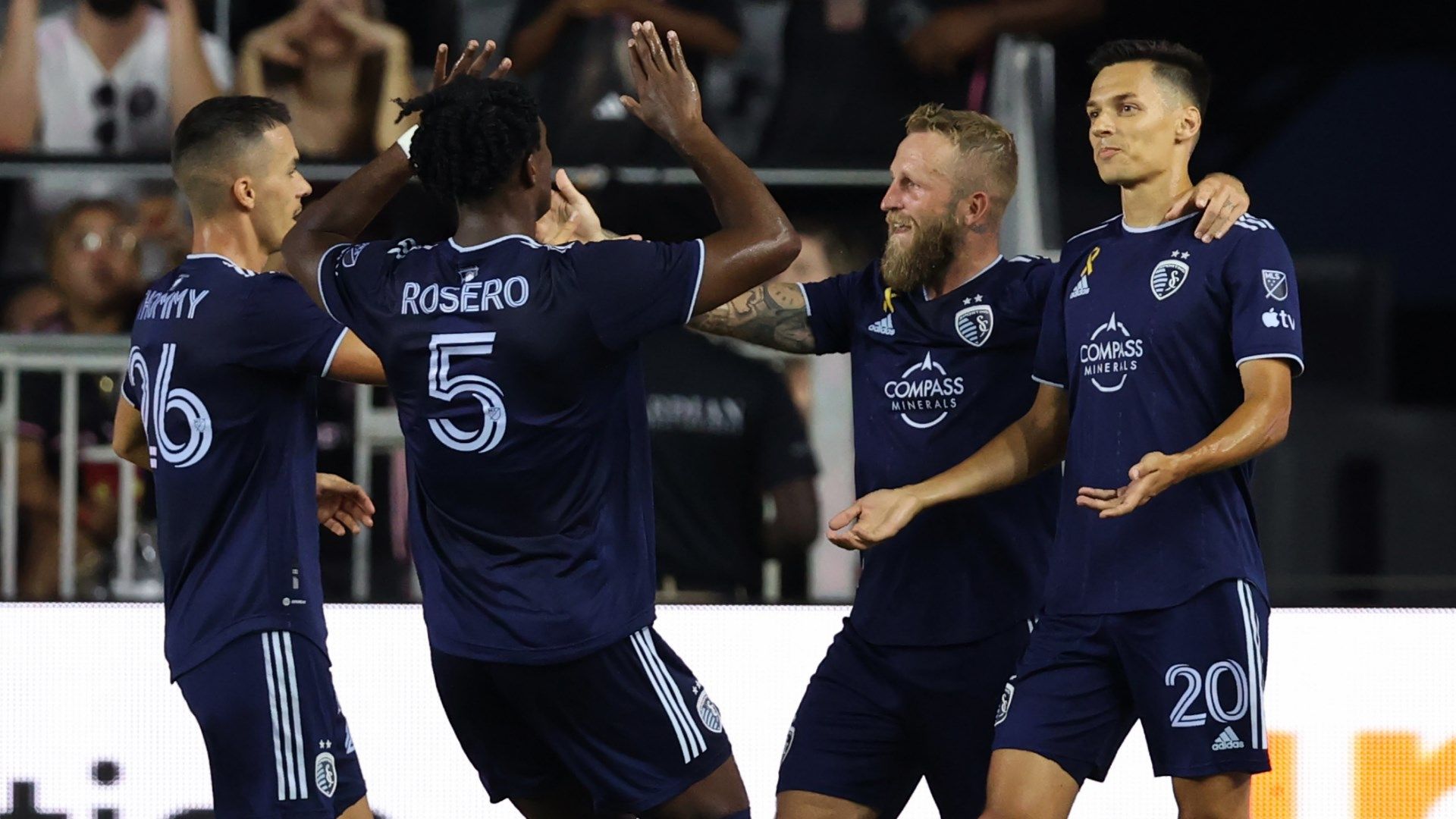 Sporting Kansas City celebrating 2023