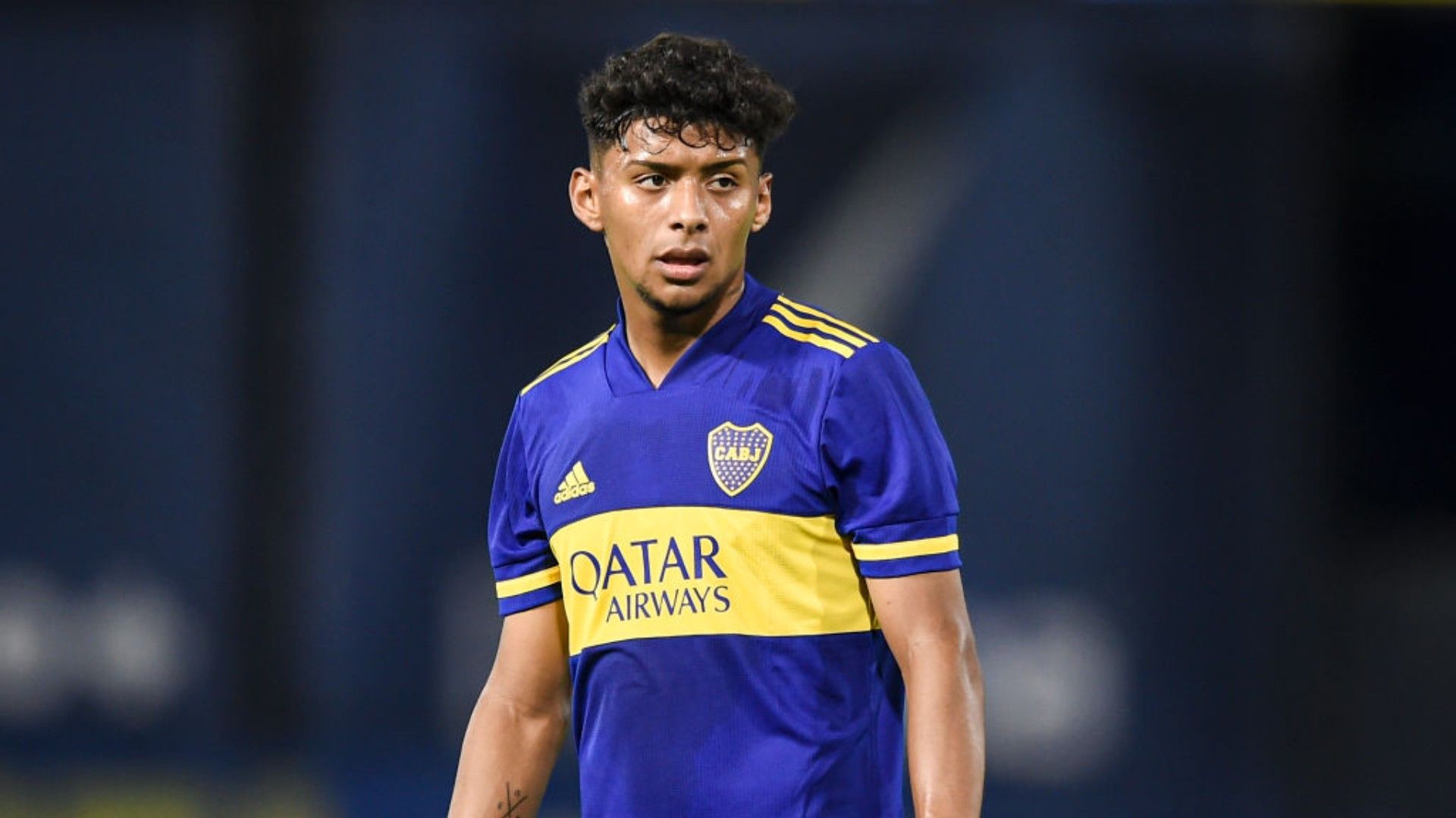 cristian medina en un partido de boca en 2021