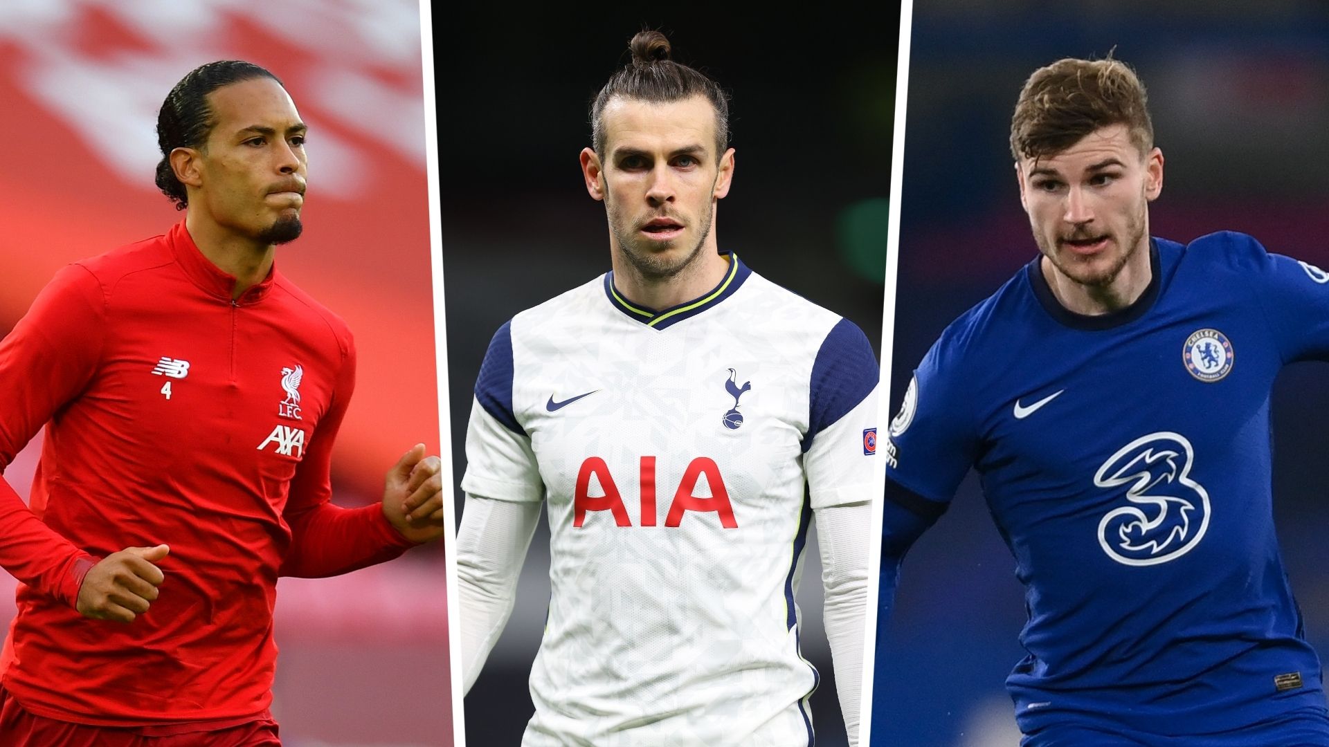 Virgil Van DIjk Gareth Bale Timo Werner