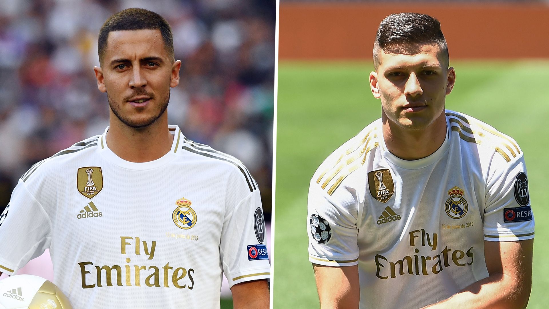 Eden Hazard Luka Jovic Real Madrid