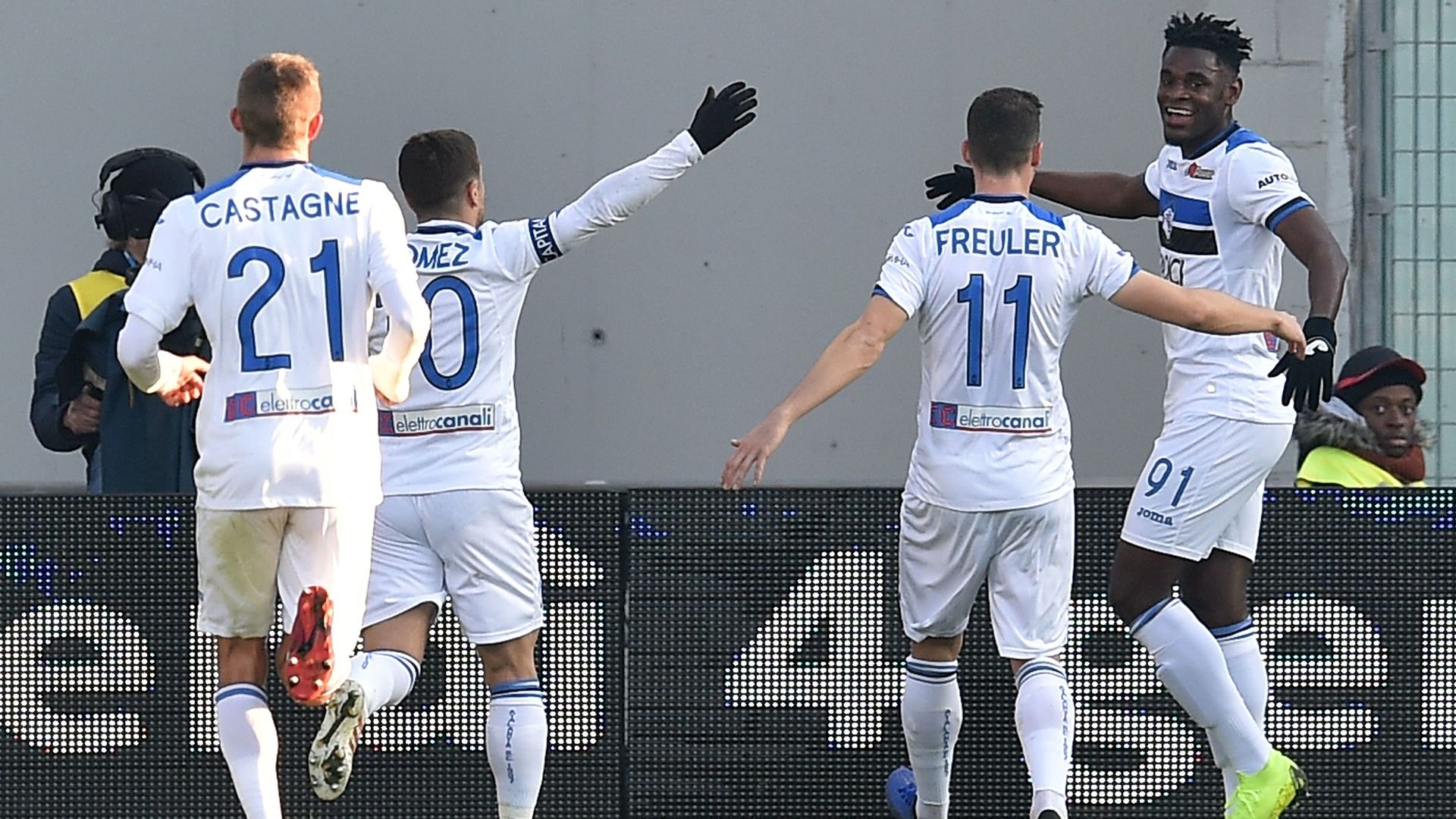 Duvan Zapata Atalanta Sassuolo Serie A 2018