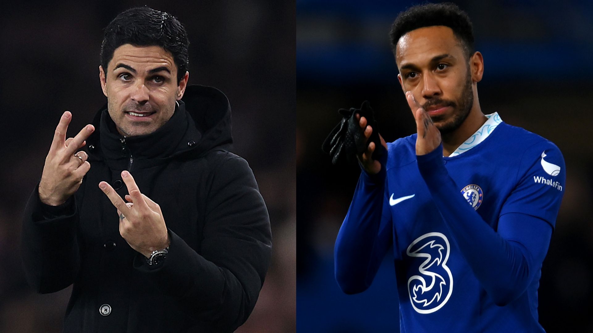 Mikel Arteta Pierre-Emerick Aubameyang