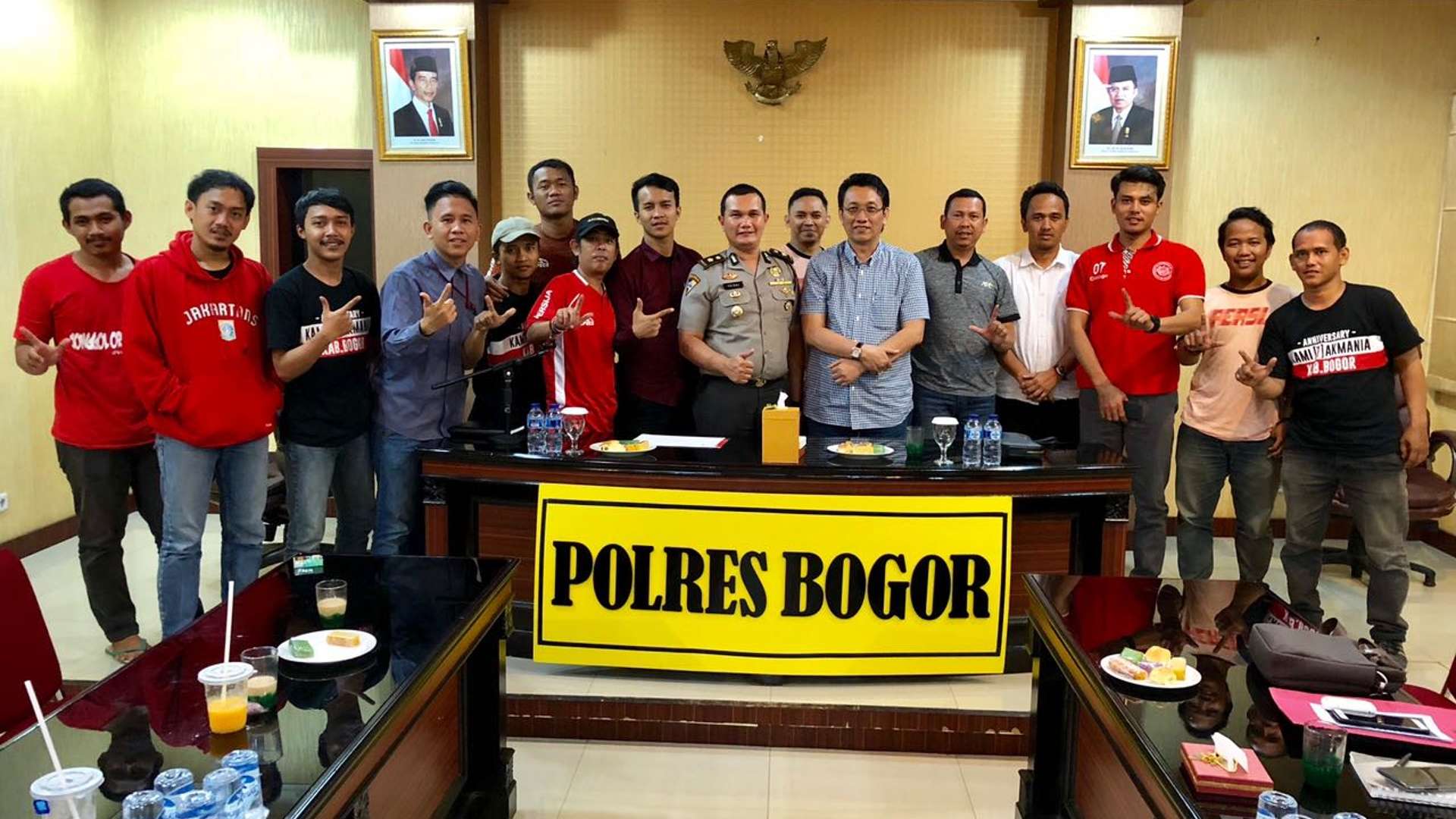 Panpel Persija, The Jakmania & Kepolisian Resort Bogor