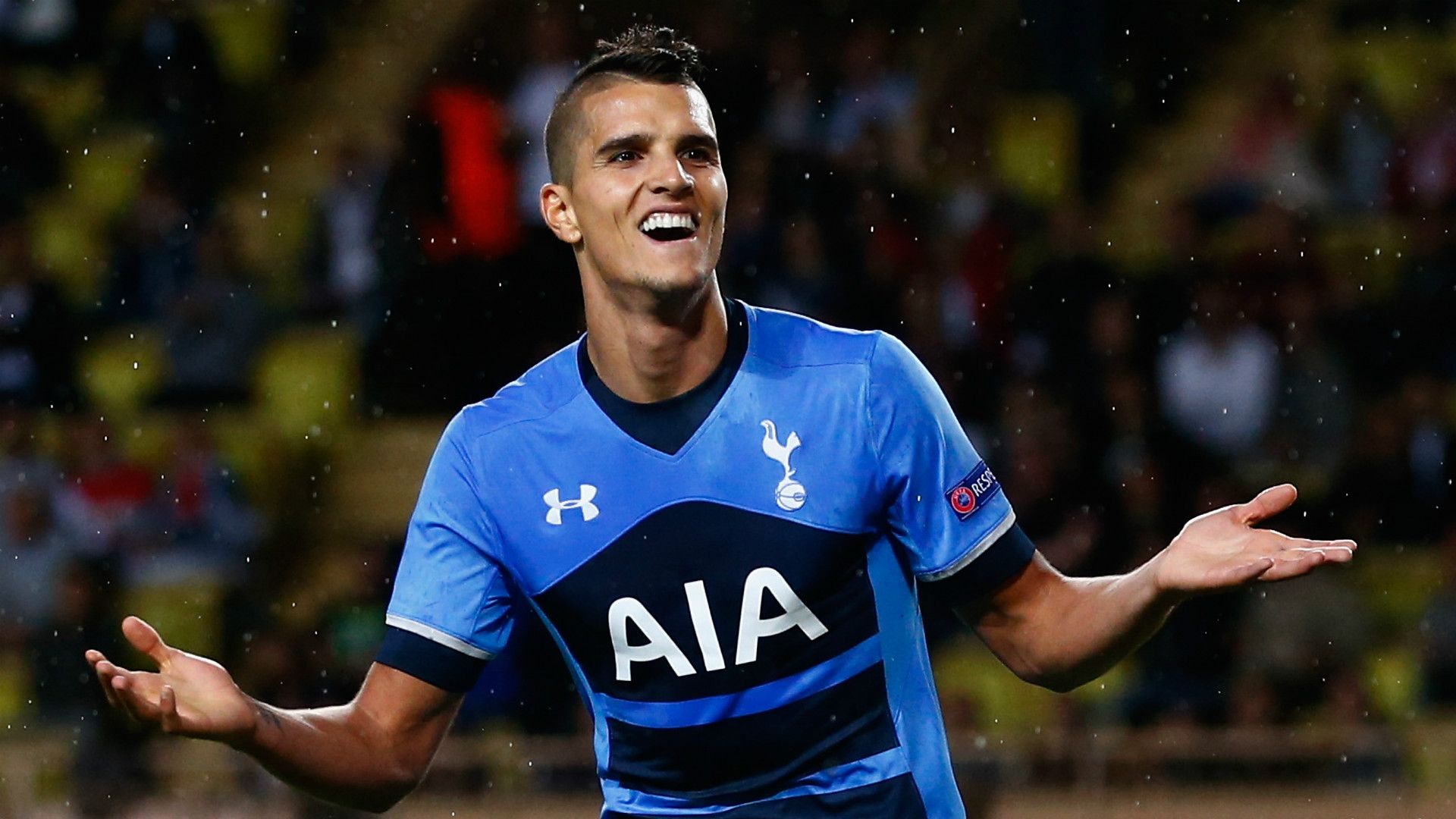 Erik Lamela Tottenham Monaco Europa League 01102015
