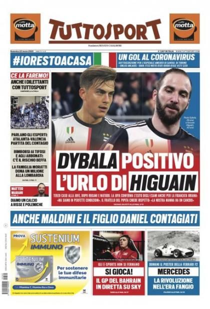 22 March Tuttosport