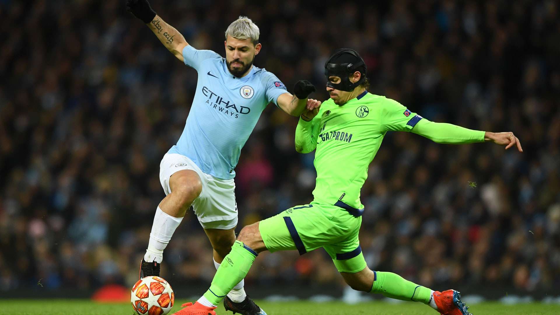 Sergio Agüero Manchester City Schalke 04 Champions League 12032019