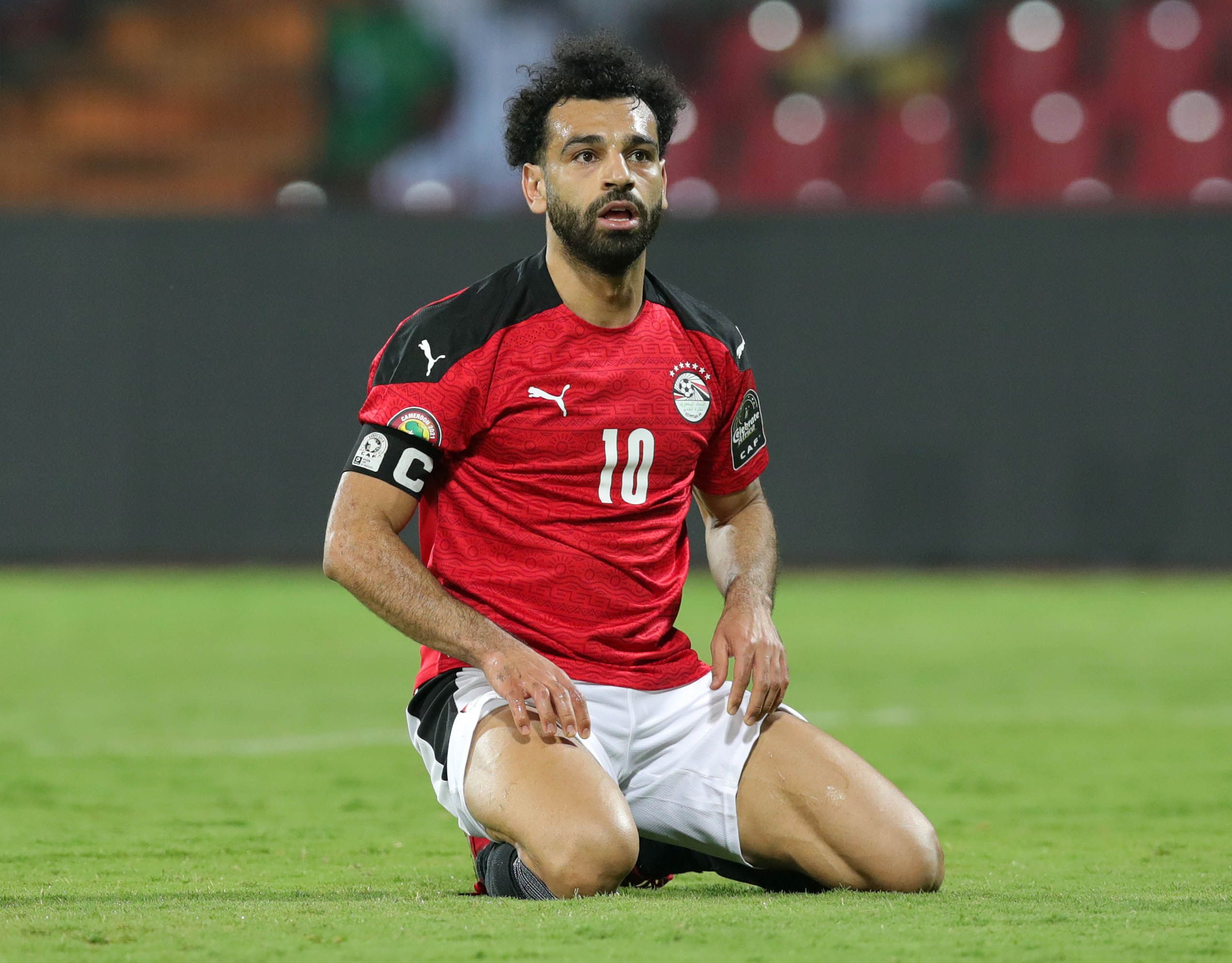 Mohamed Salah in Egypt vs Nigeria Afcon 2022