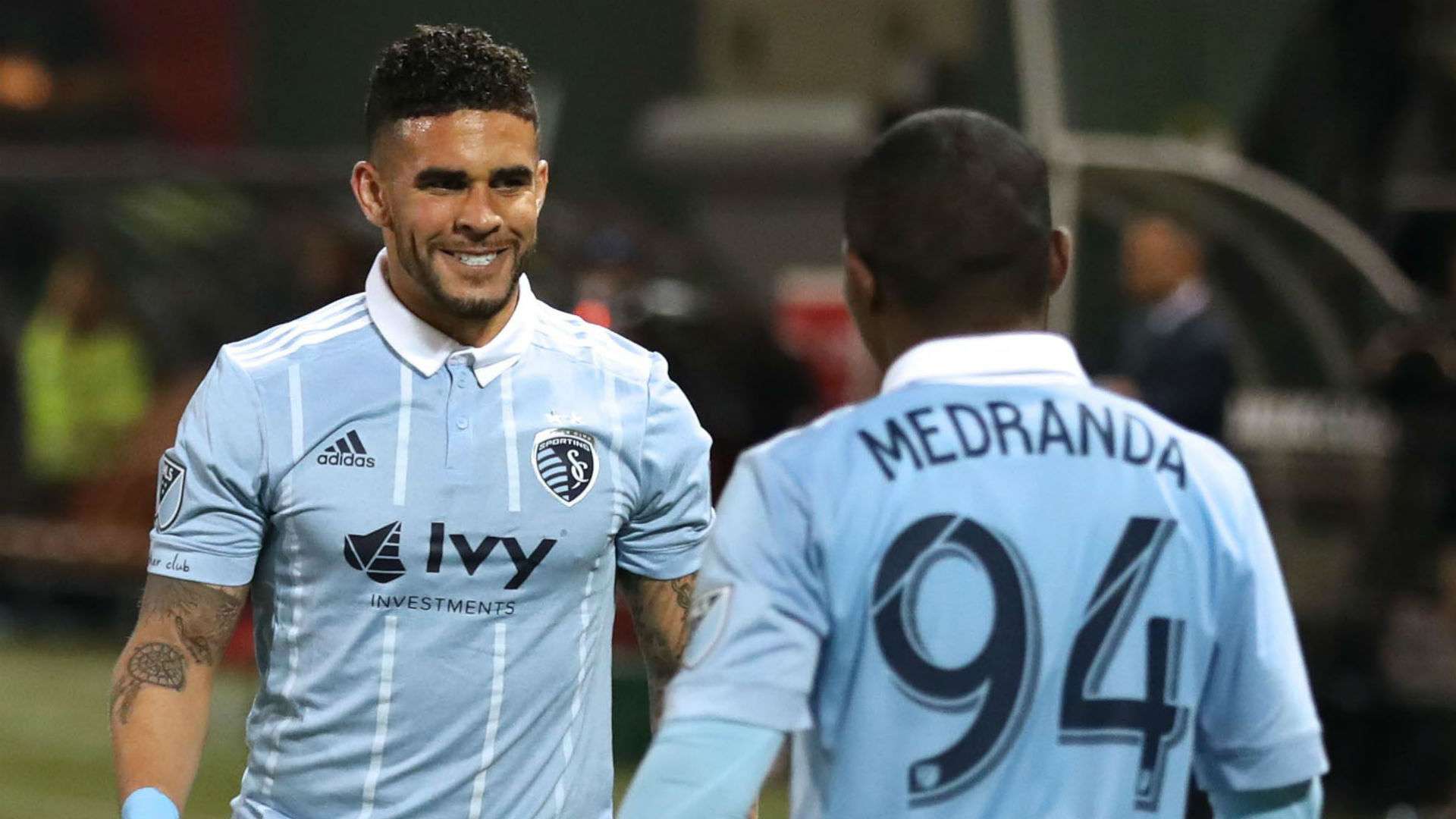 Dom Dwyer Jimmy Medranda Sporting Kansas City MLS