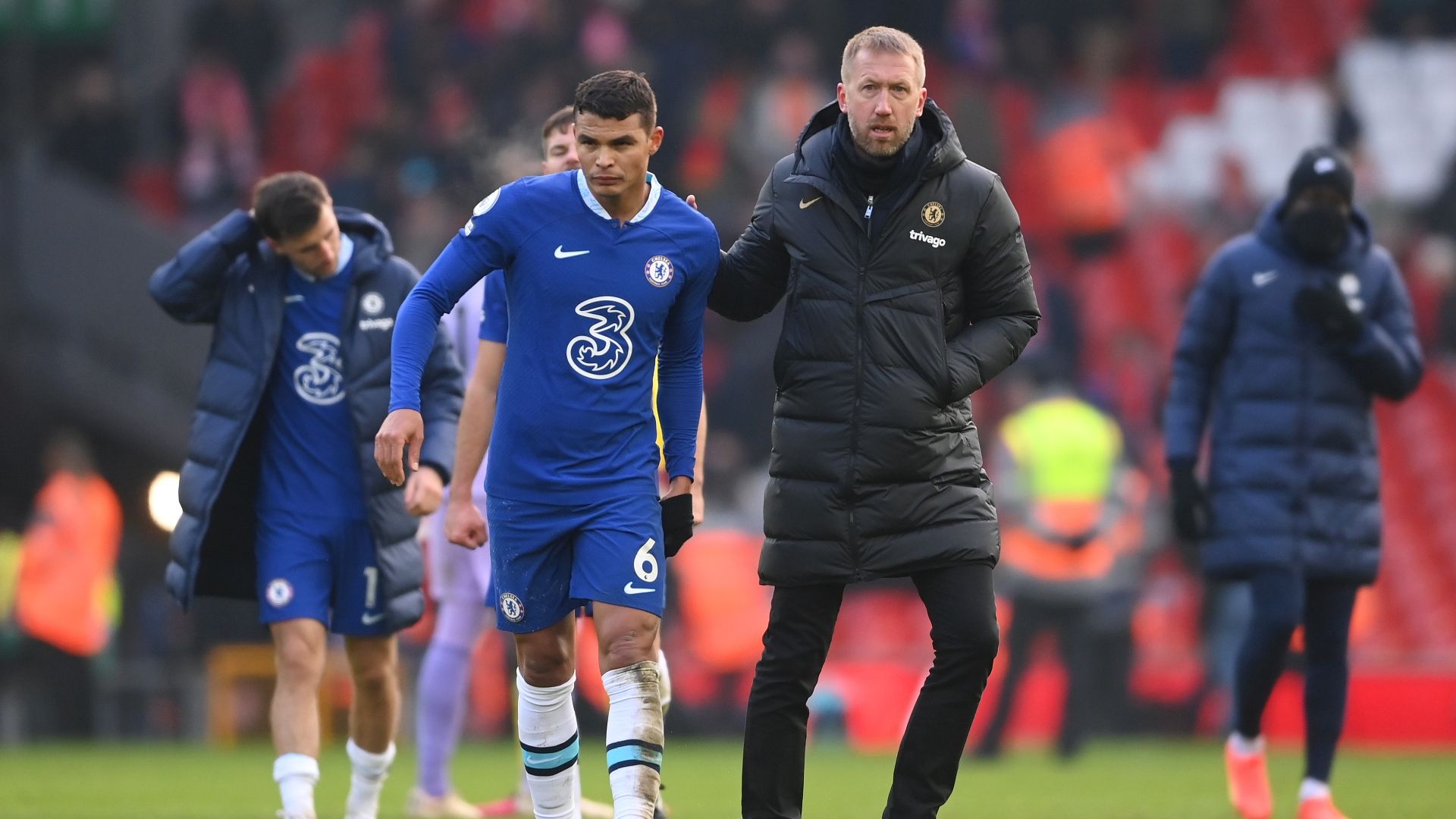 Graham Potter Thiago Silva Chelsea 2022-23