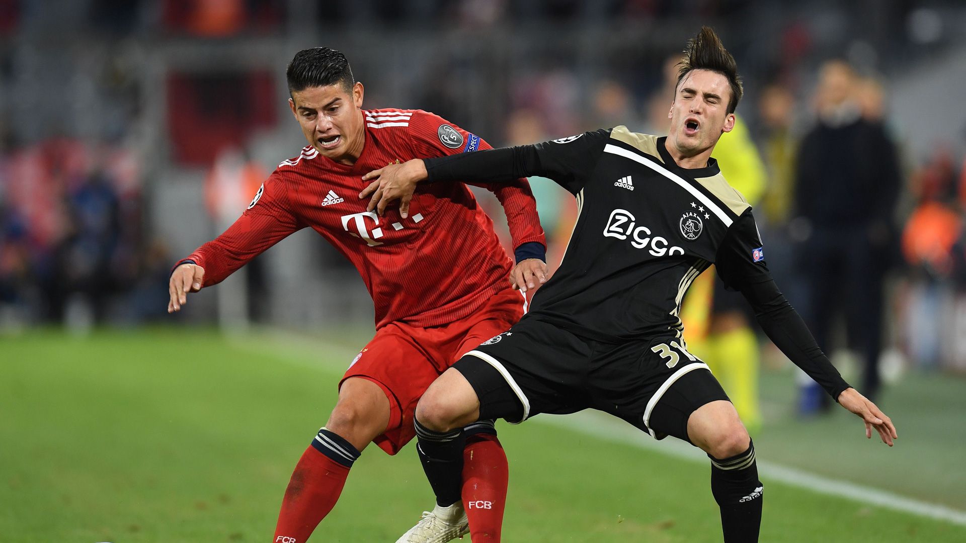 James Rodriguez FC Bayern Champions League 02102018
