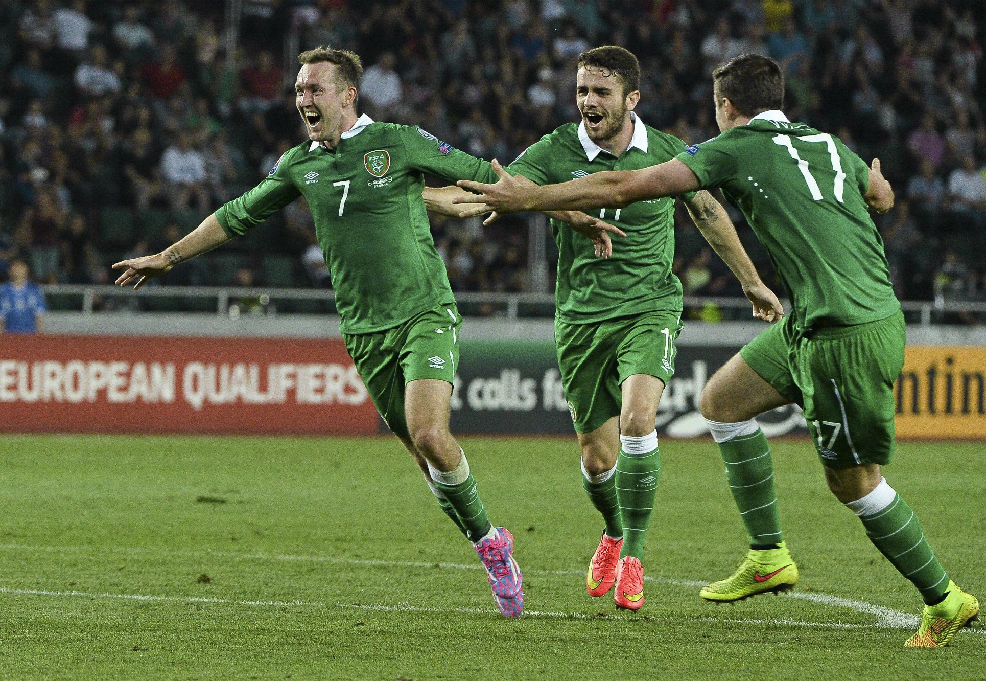 Aiden McGeady Robbie Brady Republic of Ireland Georgia 20140907