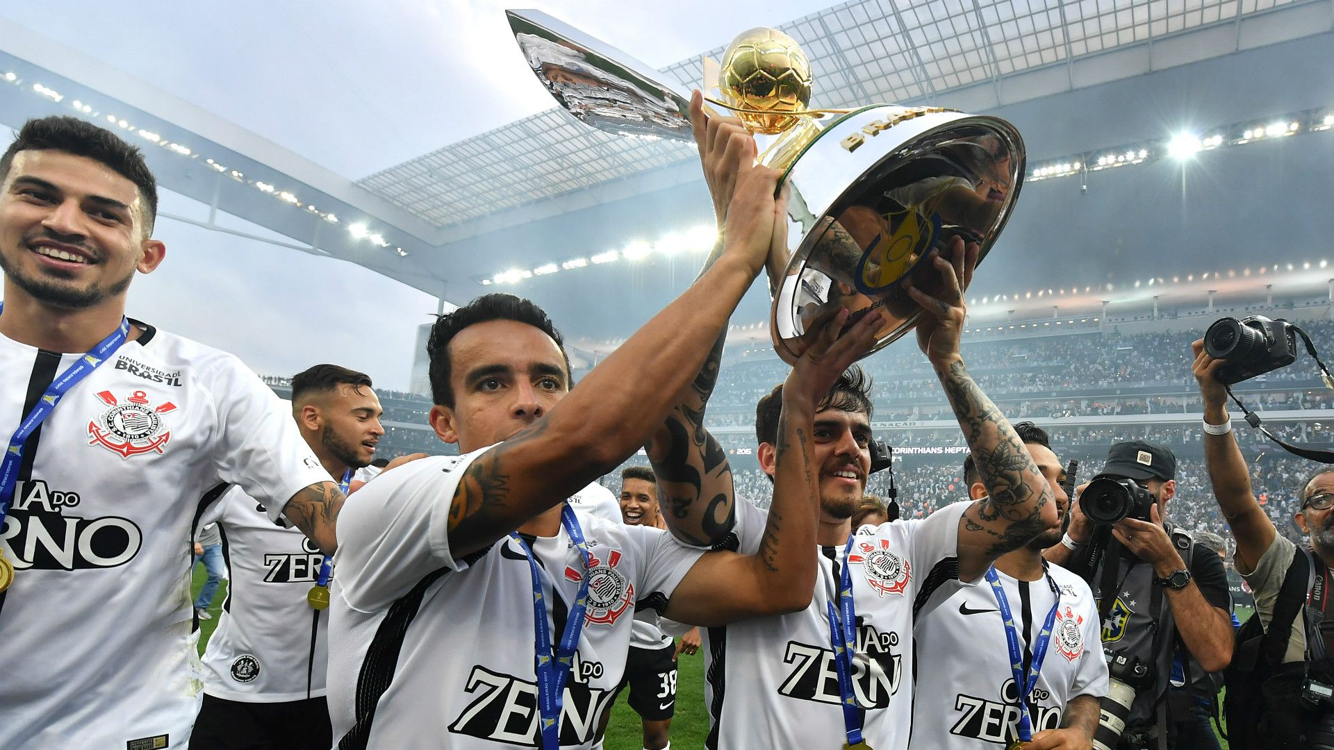 Jadson, Fagner, Pedro Henrique - Corinthians - Hepta - 26/11/2017