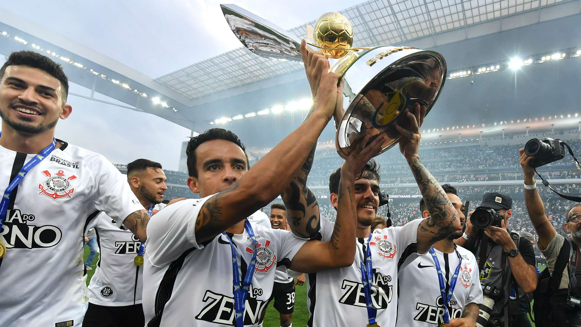 Jadson, Fagner, Pedro Henrique - Corinthians - Hepta - 26/11/2017