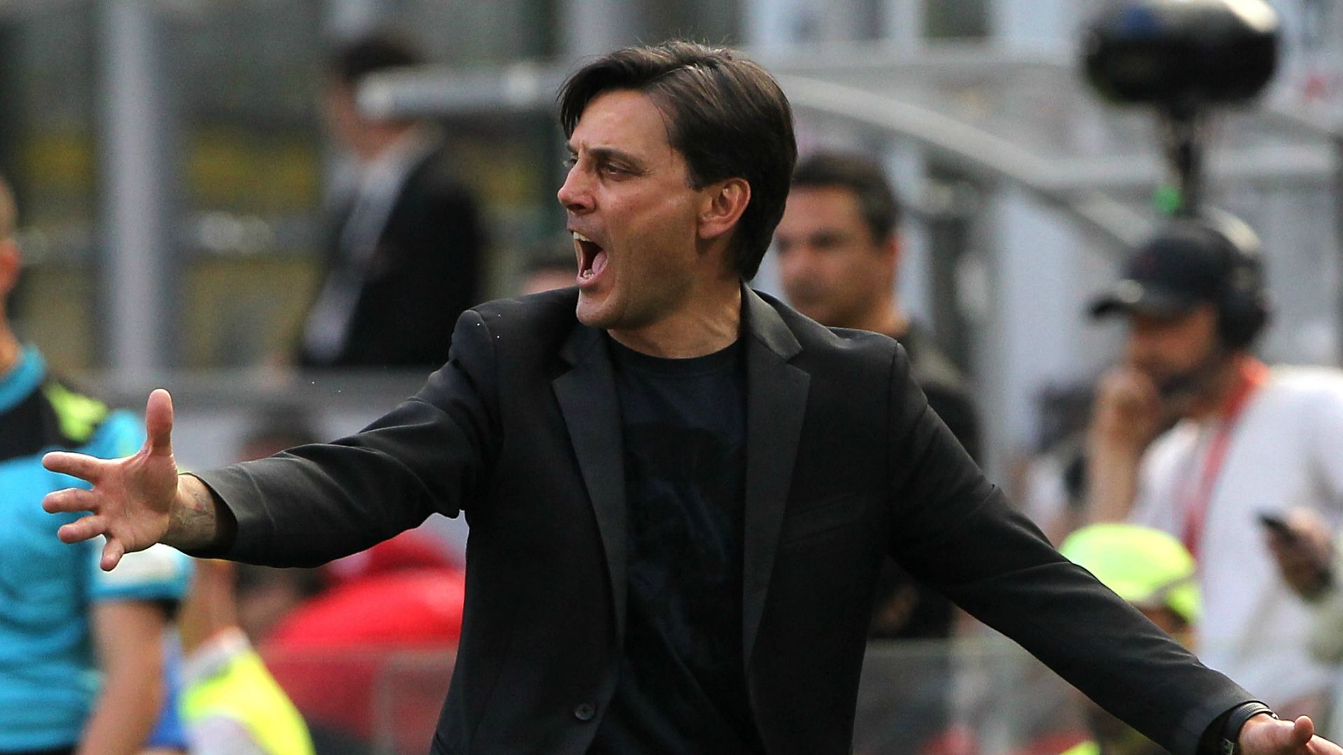 Vincenzo Montella Milan Serie A 2016-17