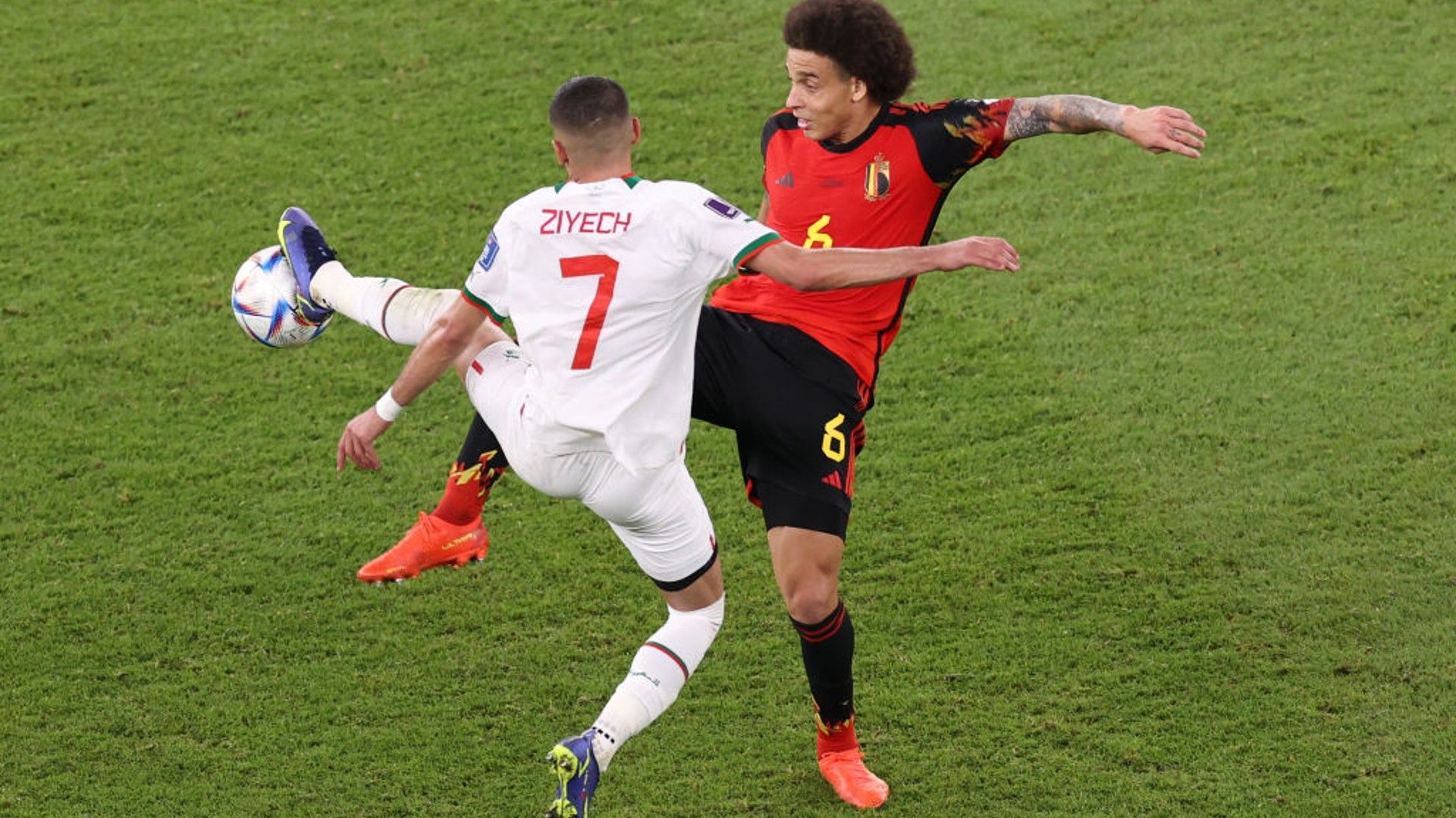 Hakim Ziyech and Axel Witsel 